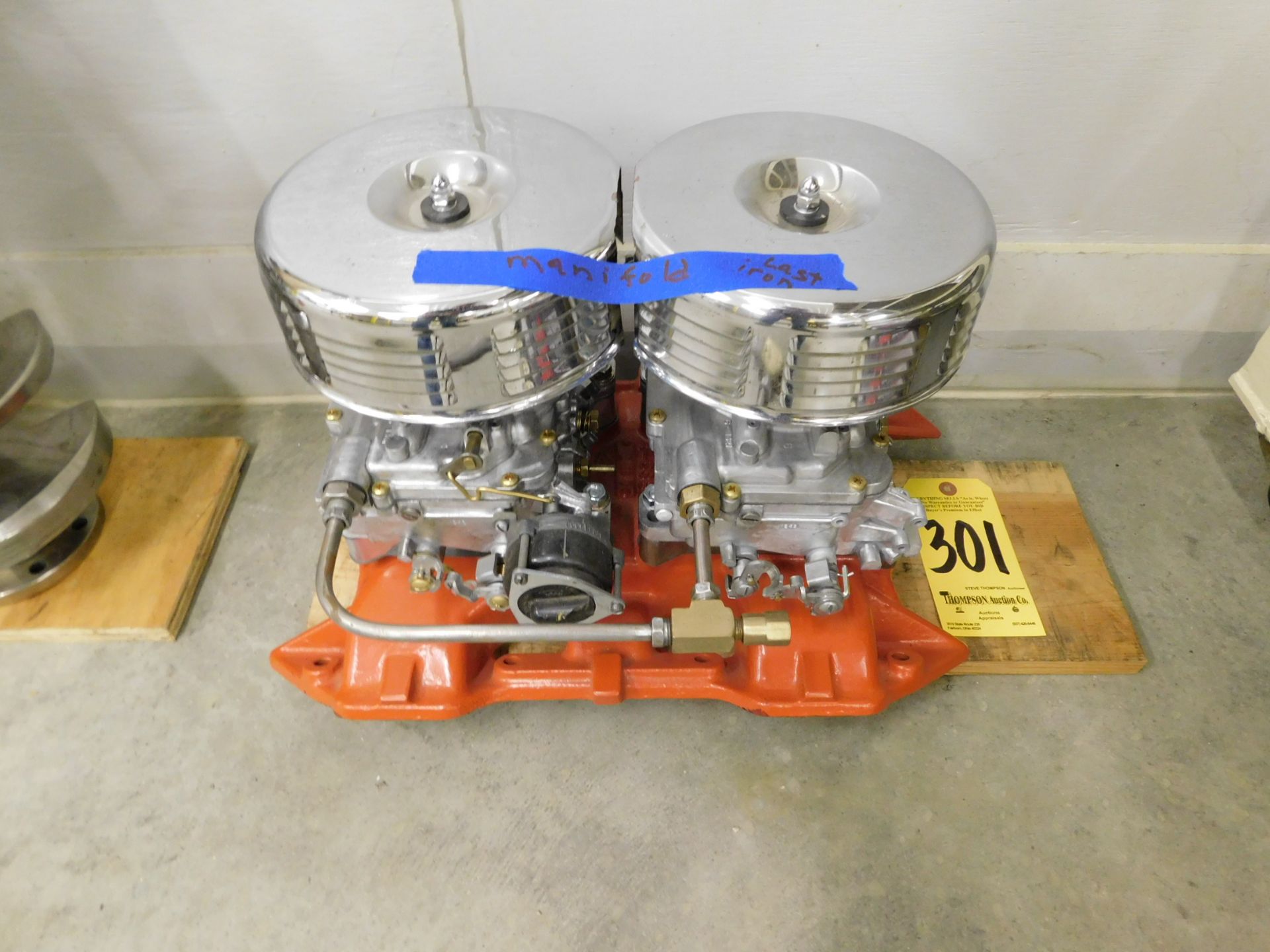 Intake Manifold with Dual Carburetors