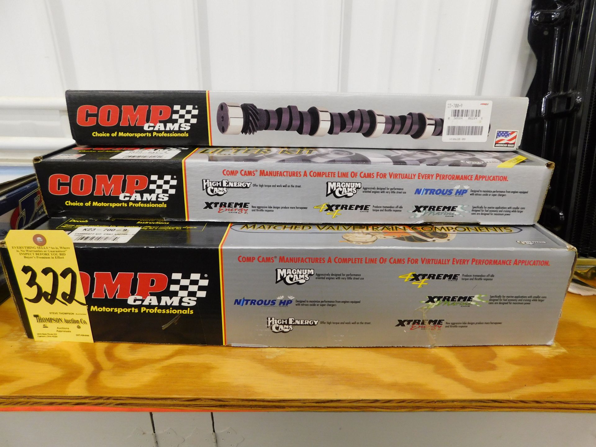 Comp Cams 23-700-9 Cam, Comp Cams CL23-231-4 Cam and Lifter Kit and Comp Cams K23-700-9 Camshaft