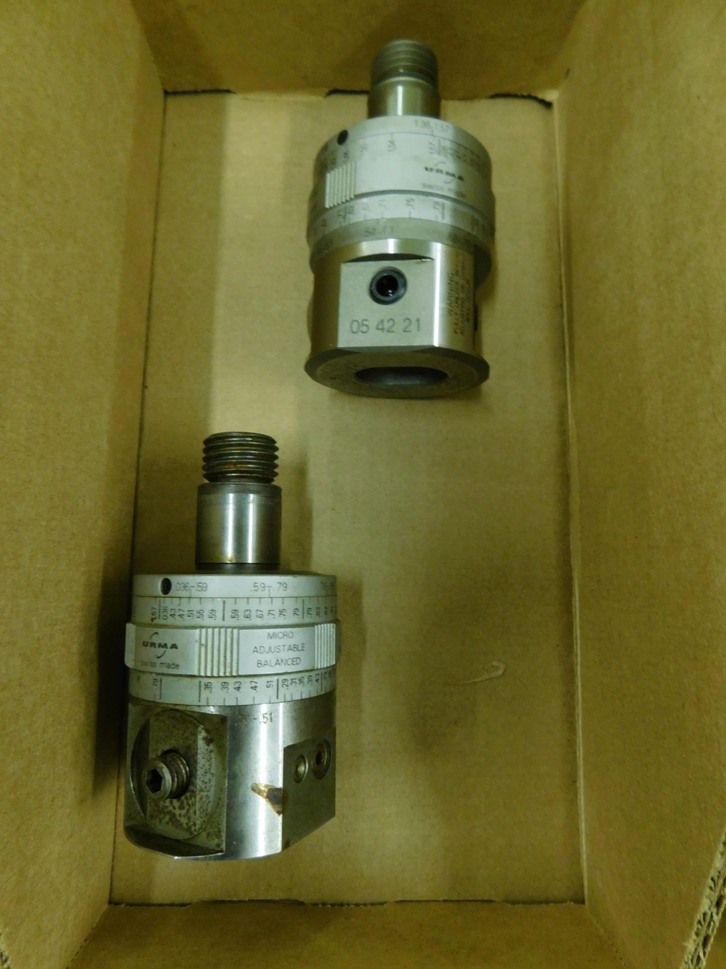 (2) URMA Model 05-42-21 Micro Adjust Boring Heads