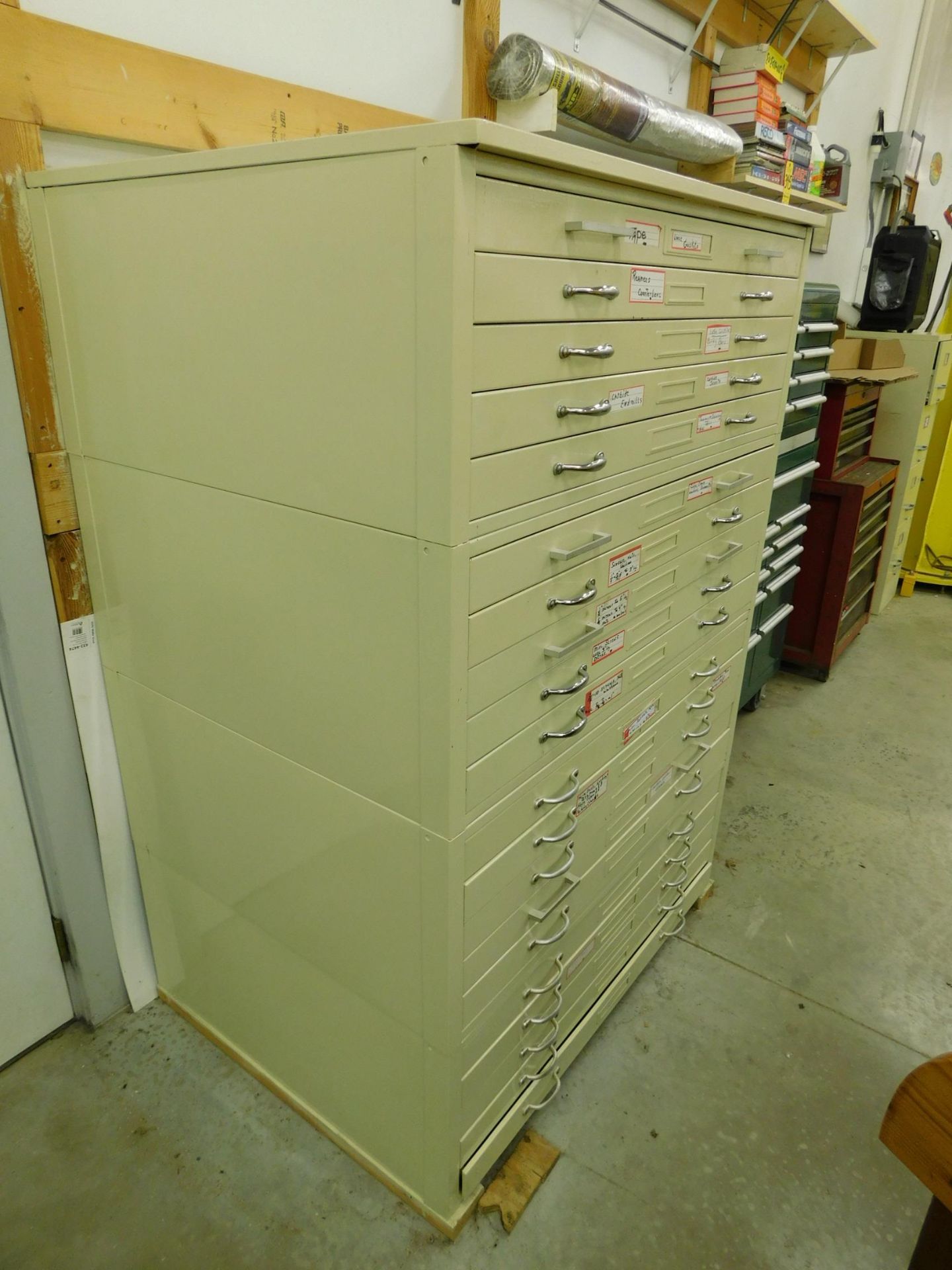(4) 5-Drawer Cabinets with Misc. Hardware