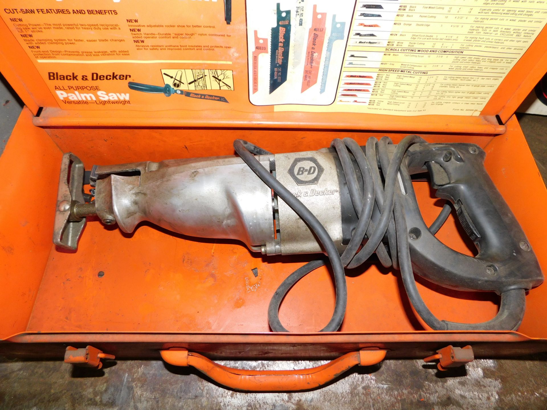 Black & Decker Reciprocating Saw with Case