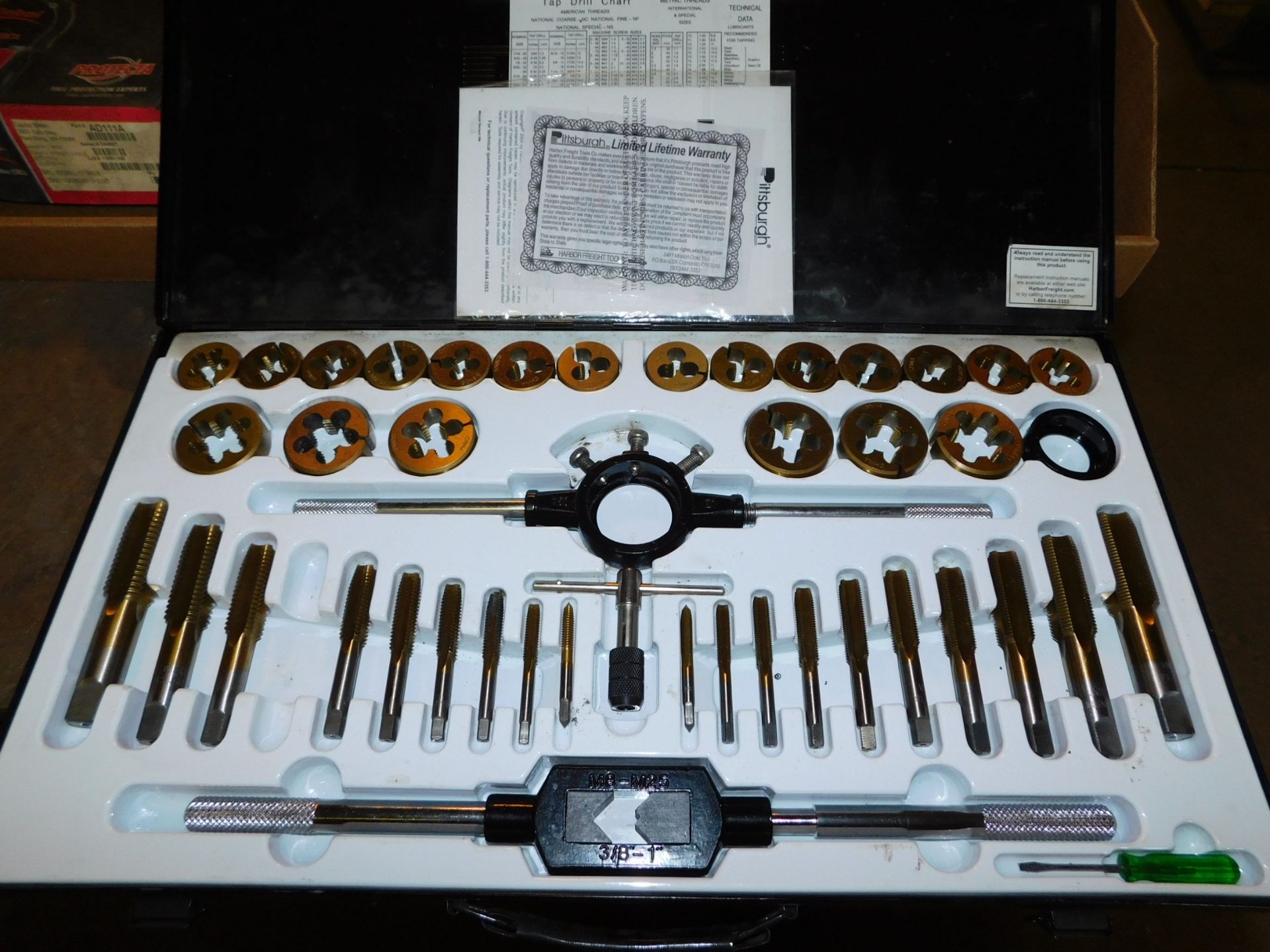 Pittsburgh Tap and Die Set