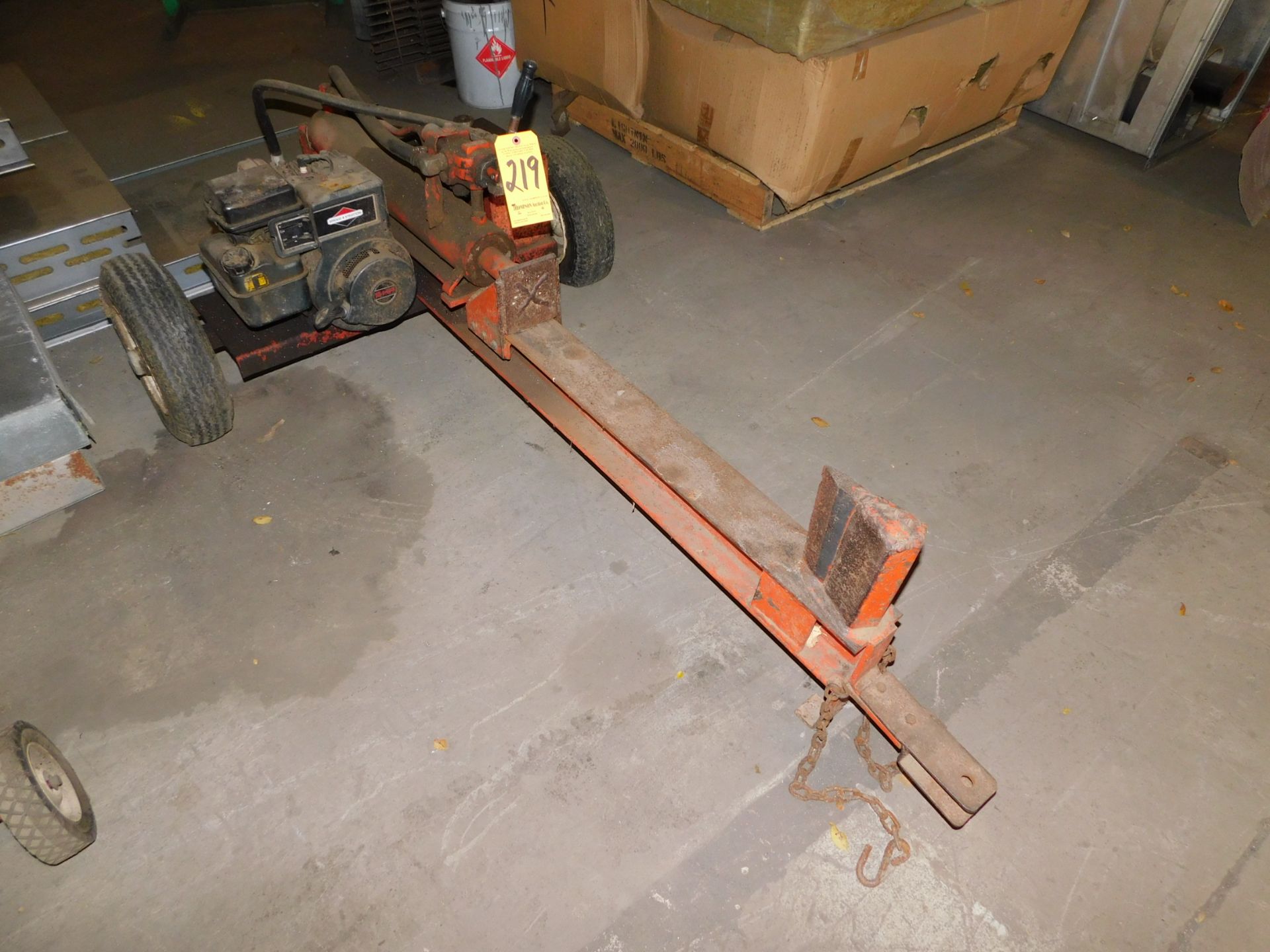 Gas-Powered Portable Log Splitter
