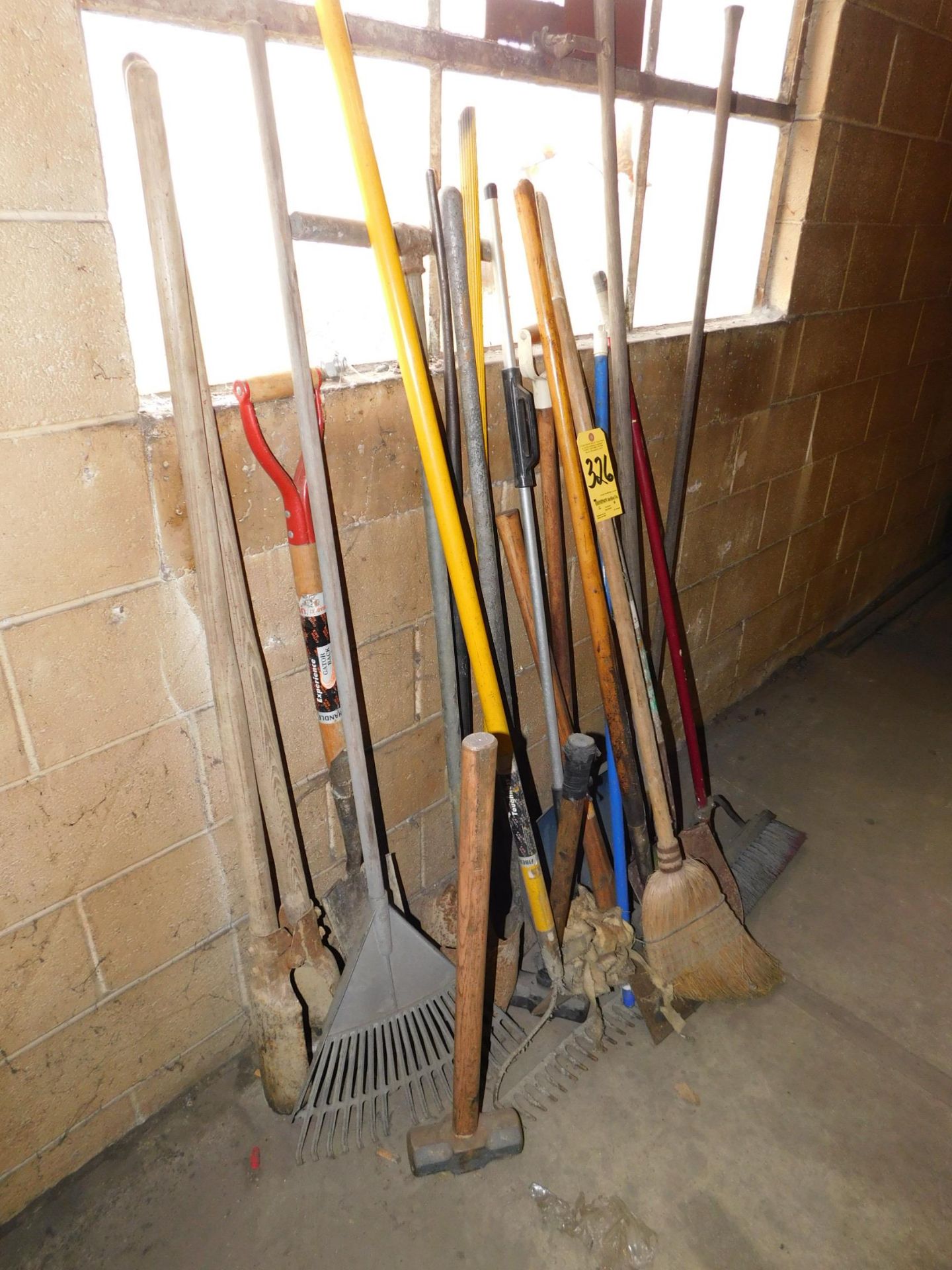 Brooms, Rakes, Shovels