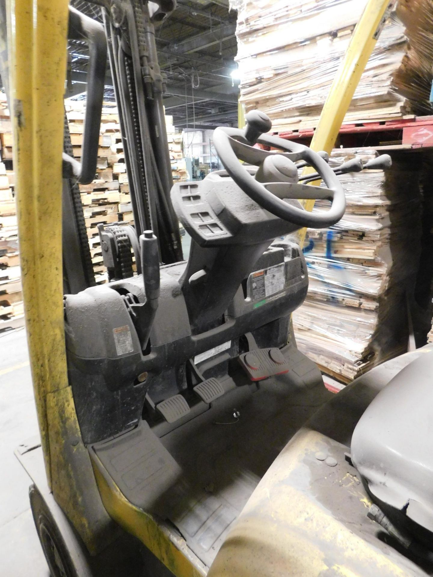 Hyster H30FT Fork Lift, SN F001V04562, Not in Running Condition, 2,800 Max. Load Capacity, LP Gas - Image 3 of 5