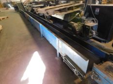 (2) Motorized Belt Conveyors, (1) 16"W x 33' L, and (1) Inclined 24"W x 10'L
