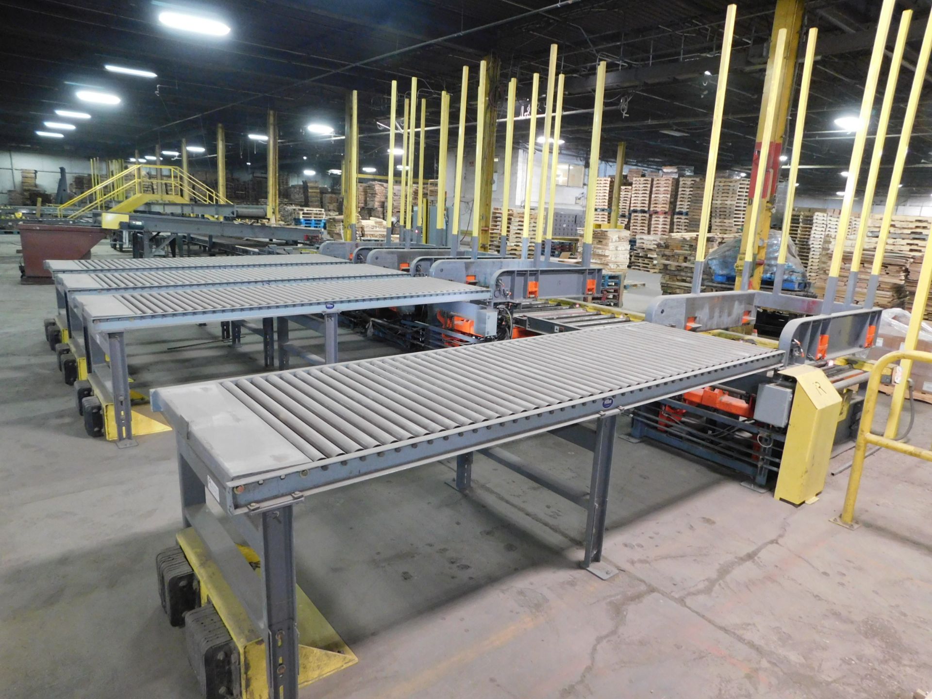2017 Industrial Resources 6+ Station Pallet Sorting and Repair System, (4) 48" x 150" Infeed - Image 24 of 31