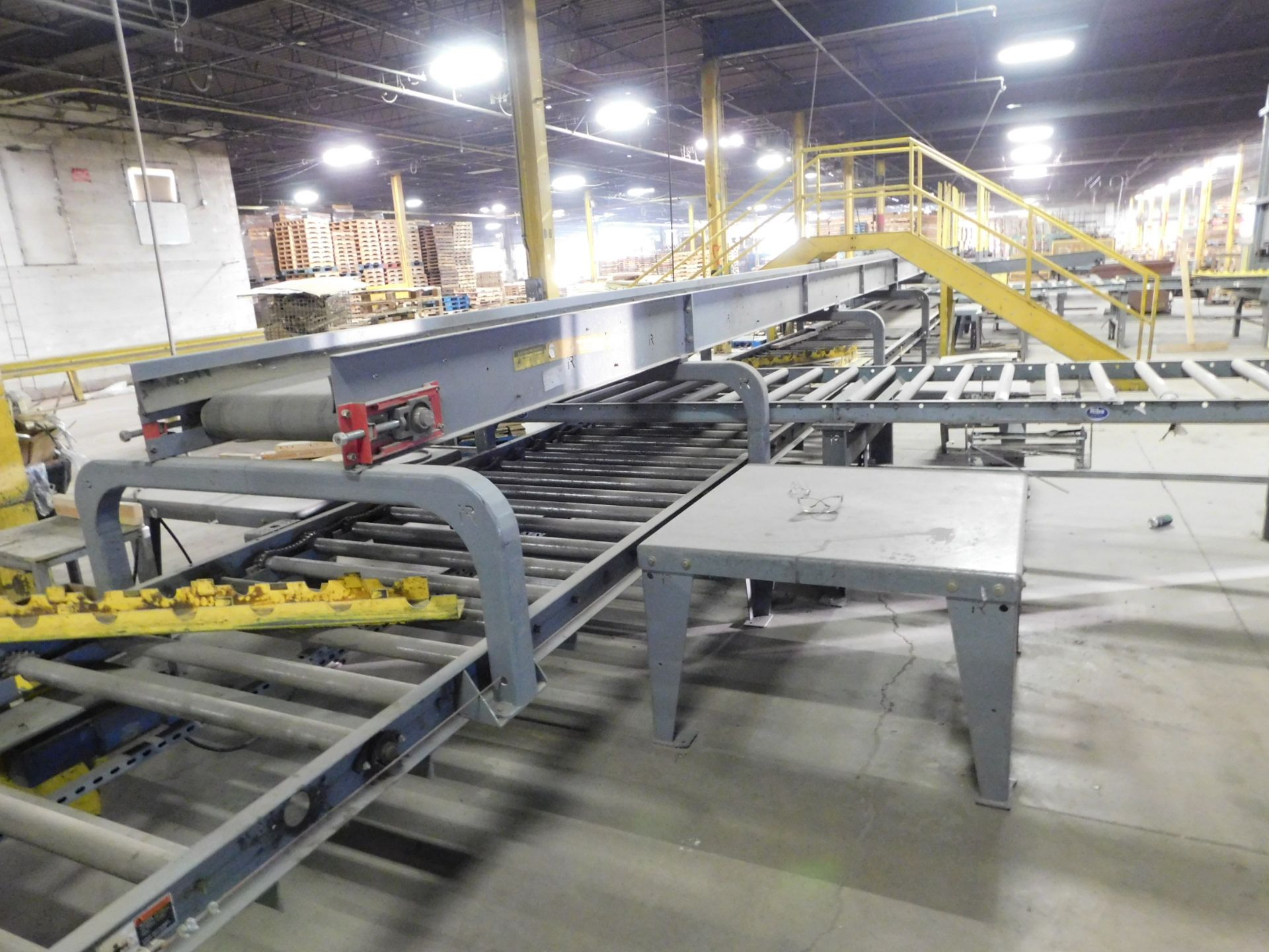 2017 Industrial Resources 6+ Station Pallet Sorting and Repair System, (4) 48" x 150" Infeed - Image 7 of 31