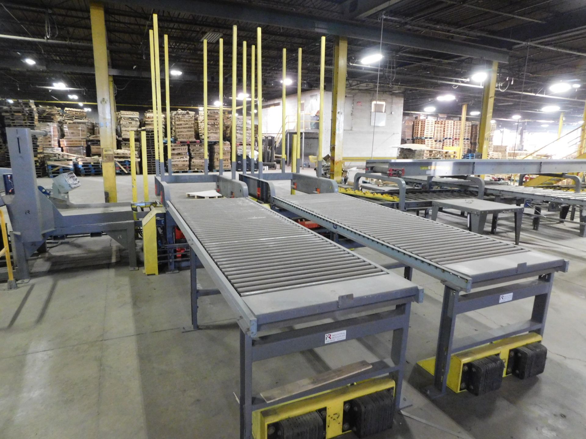 2017 Industrial Resources 6+ Station Pallet Sorting and Repair System, (4) 48" x 150" Infeed - Image 5 of 31