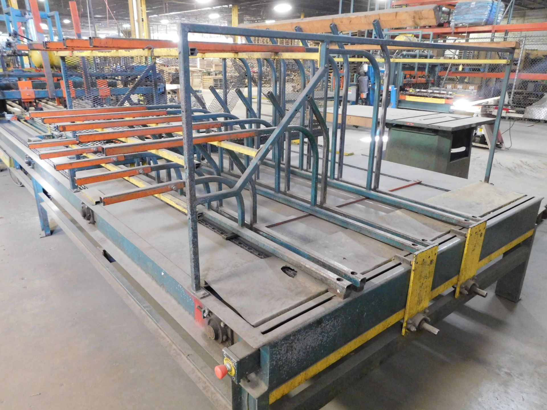 Rayco Pallet Pro Automatic Pallet Nailer 64" x 10' Infeed Roller Conveyor, 6' x7' Stacking Area, - Image 13 of 14