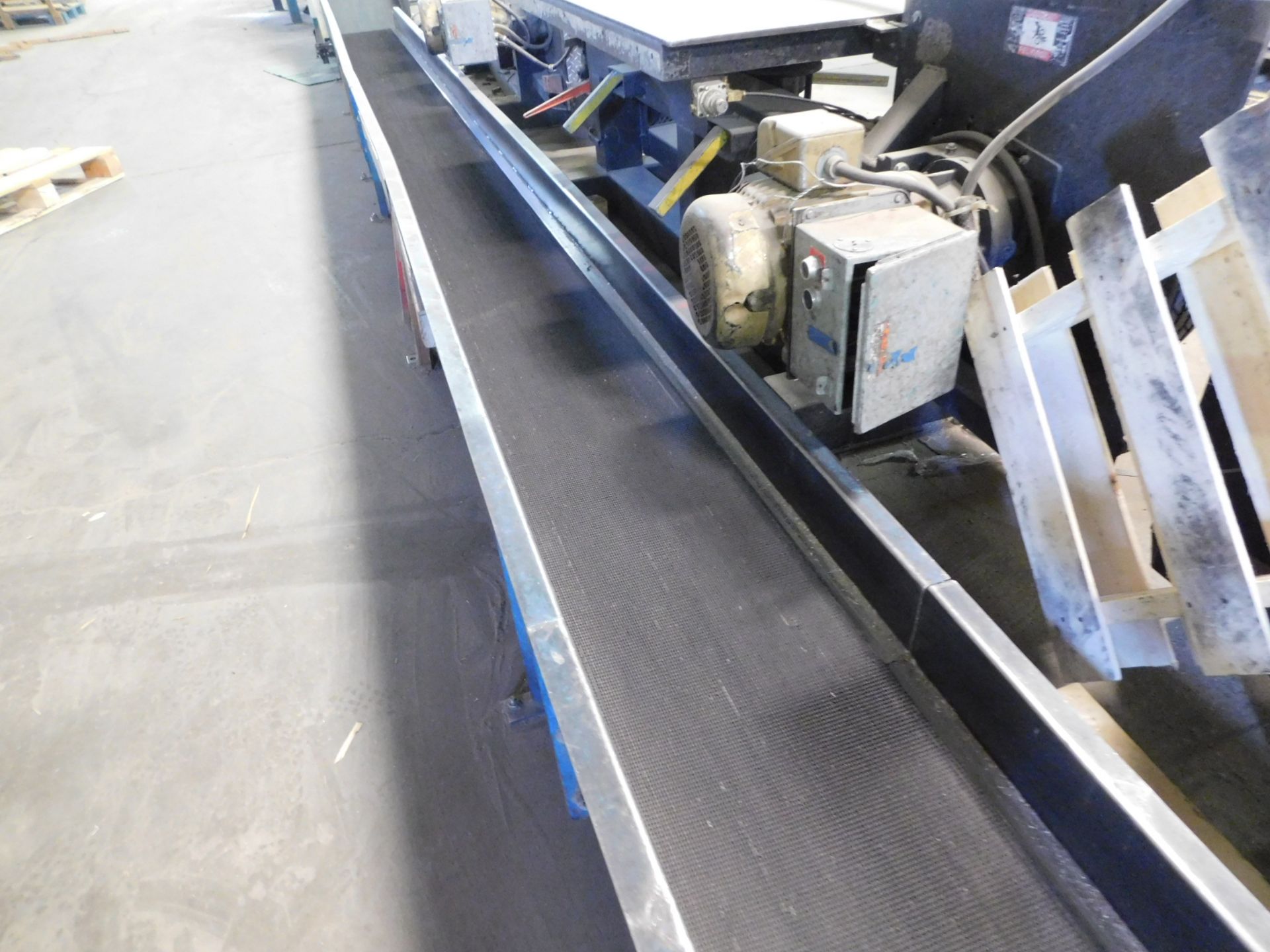 (2) Motorized Belt Conveyors, (1) 16"W x 33' L, and (1) Inclined 24"W x 10'L - Image 2 of 3