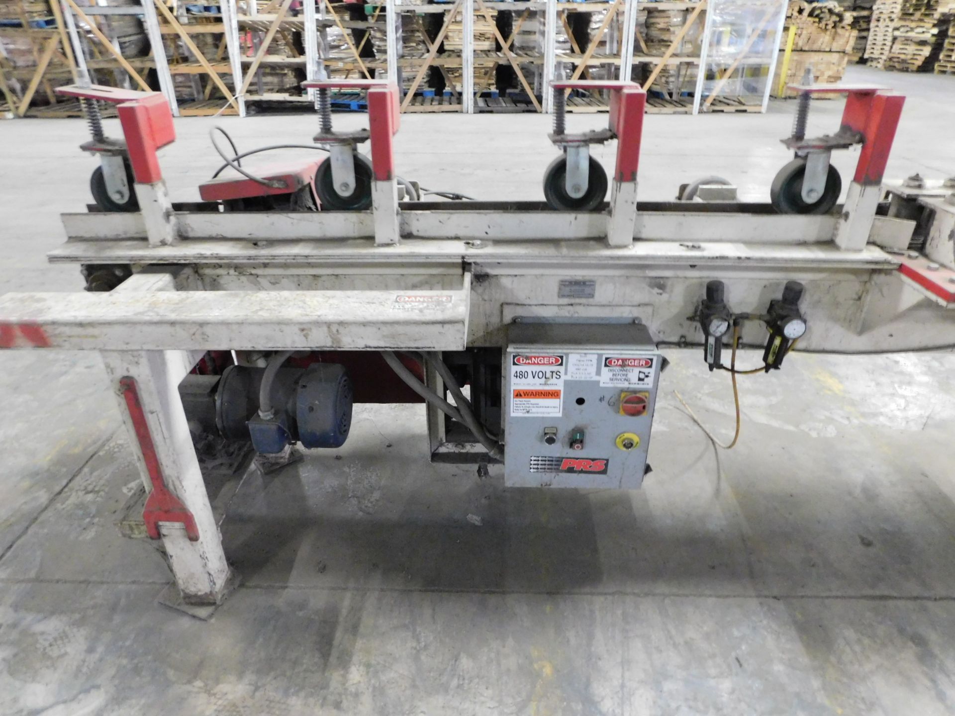 Pallet Repair Systems Stringer Unstubber & Sizer Machine