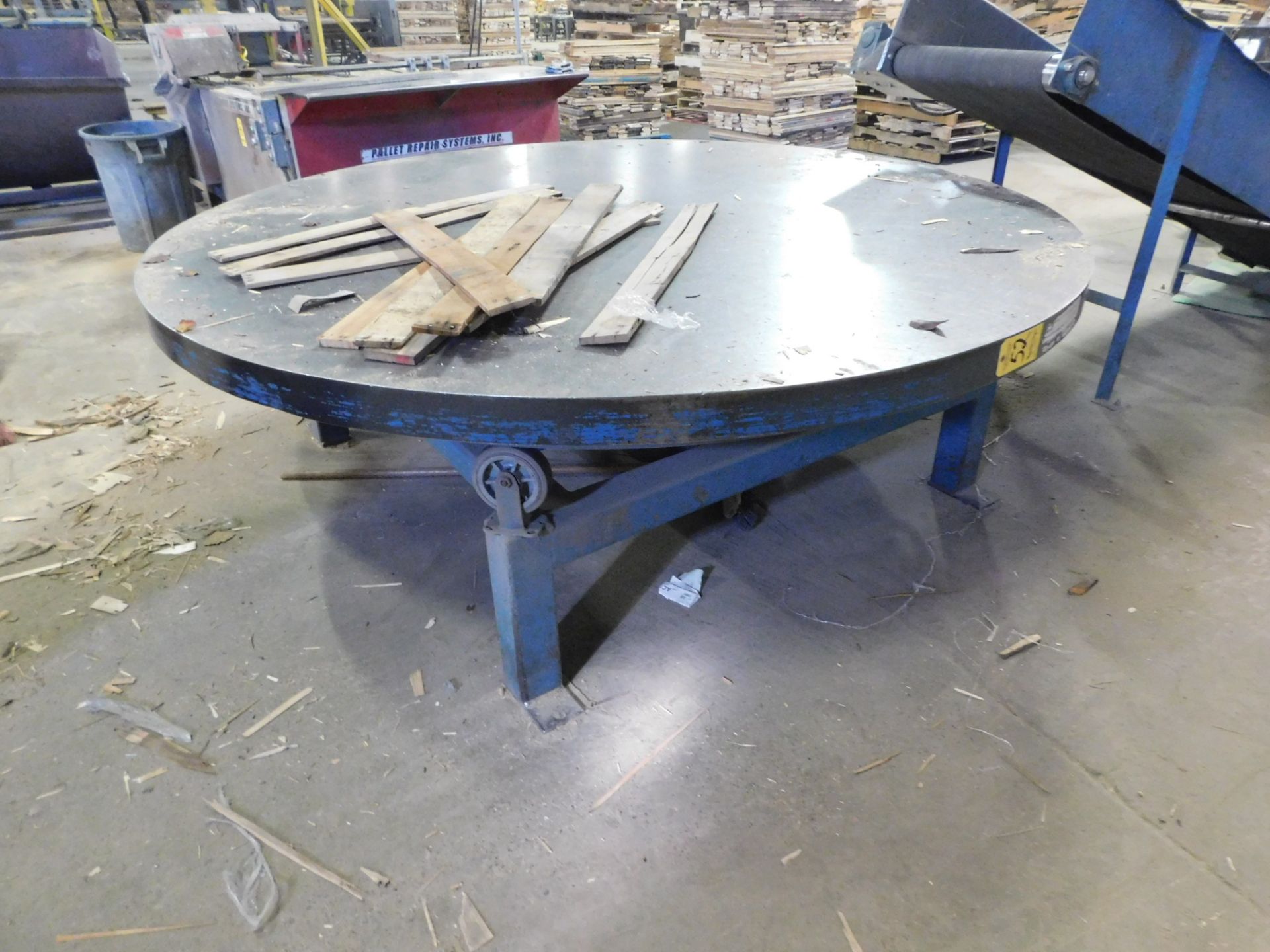 SMETCO 8' Diameter Power Rotary Sorting Table