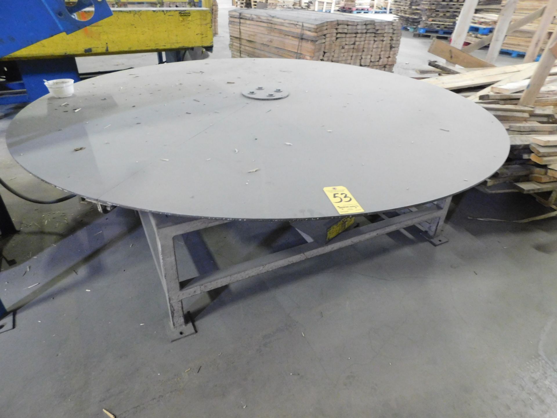 Pallet Repair Systems 8' Diameter Power Rotary Sorting Table