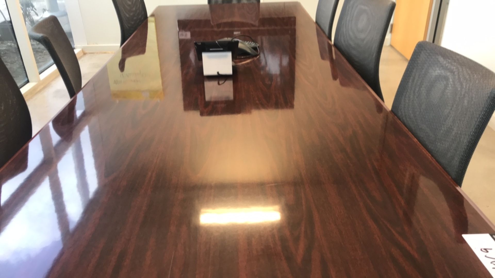 Executive Conference Table, (8) Chairs - Image 2 of 3