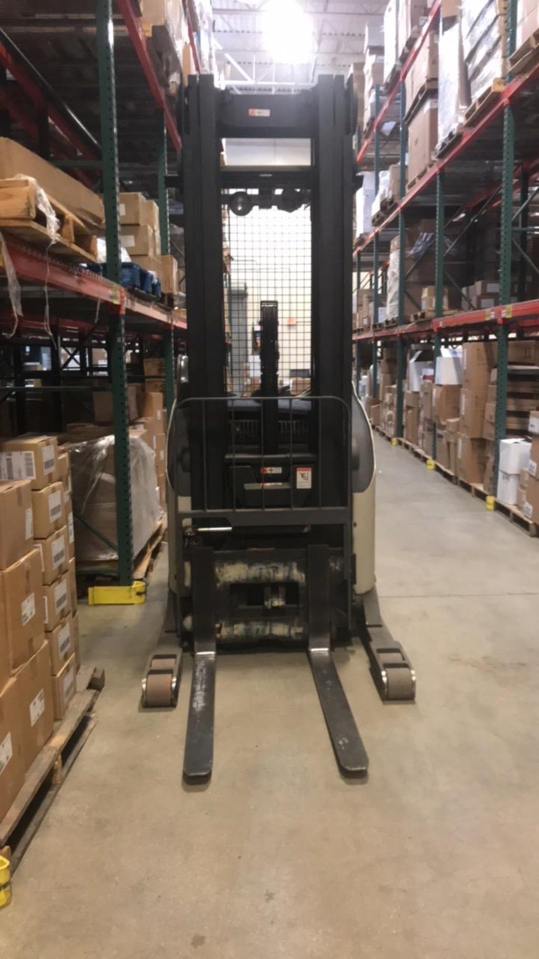 Reach Truck with Battery Charger