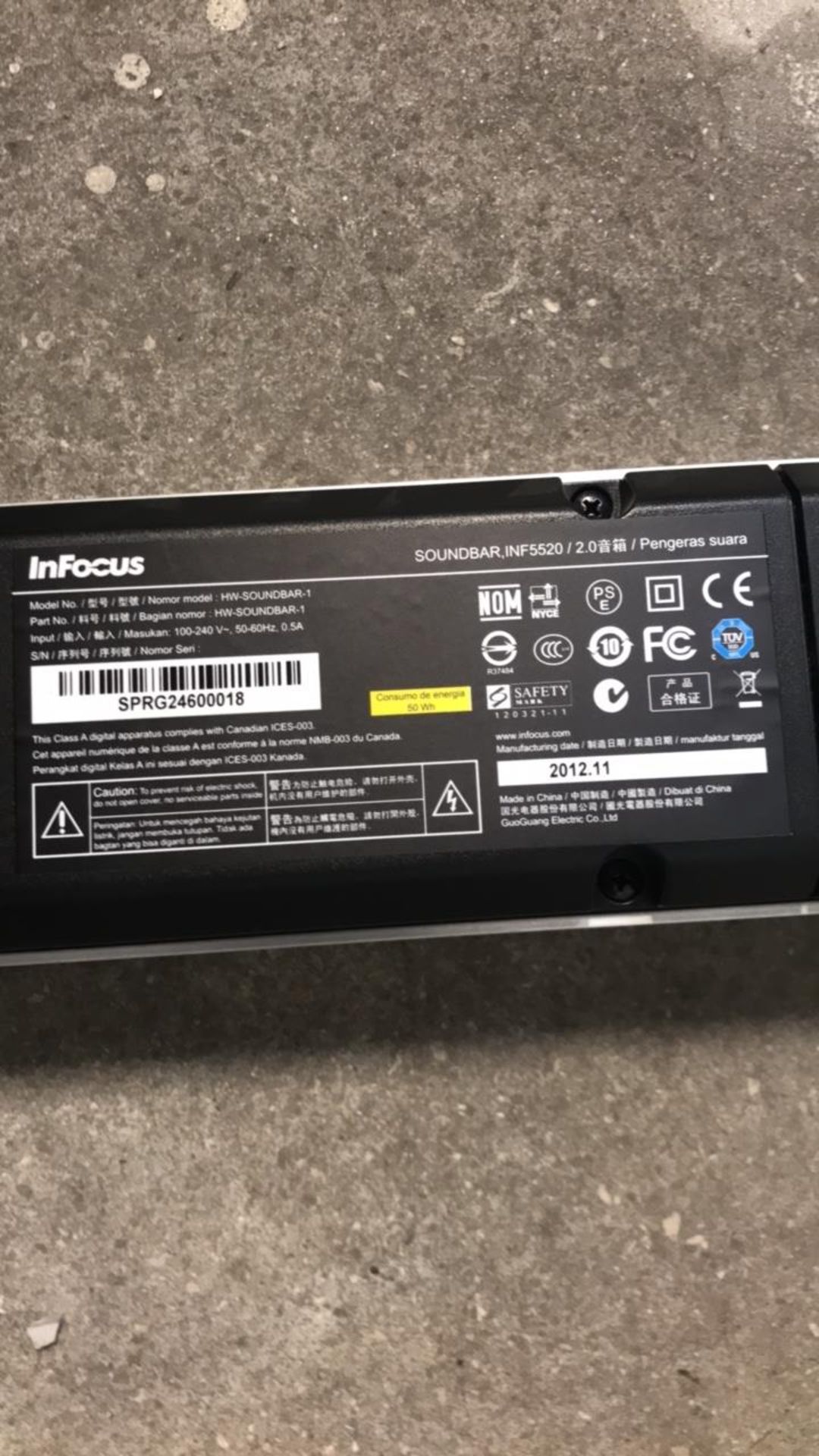 Monitor, Speaker, Battery Backup - Image 8 of 9