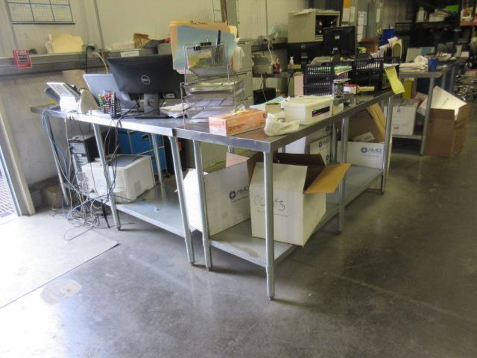 Stainless Steel Flat Top Work Tables - Image 2 of 3
