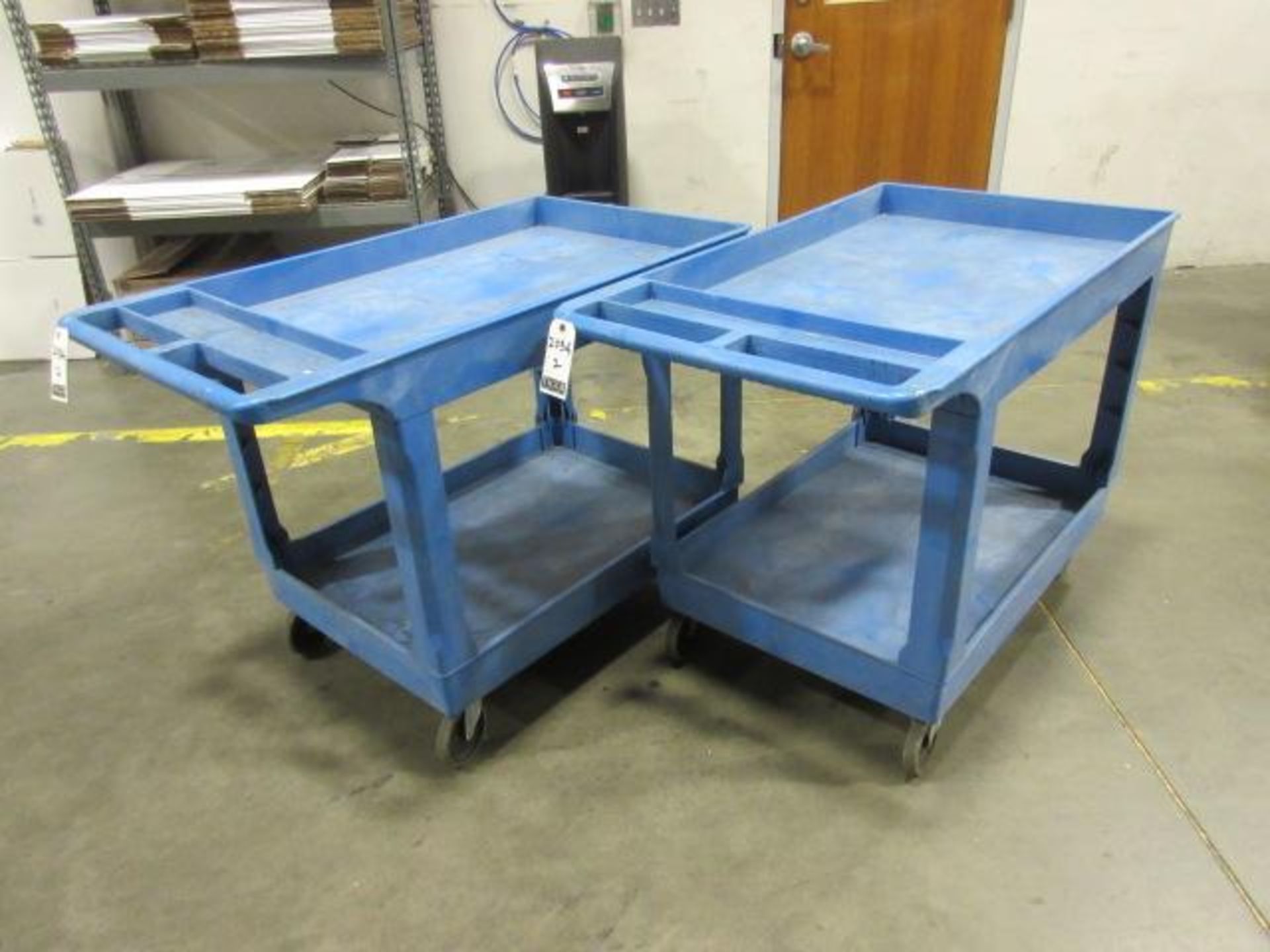 Uline Heavy Duty Plastic Utility Carts