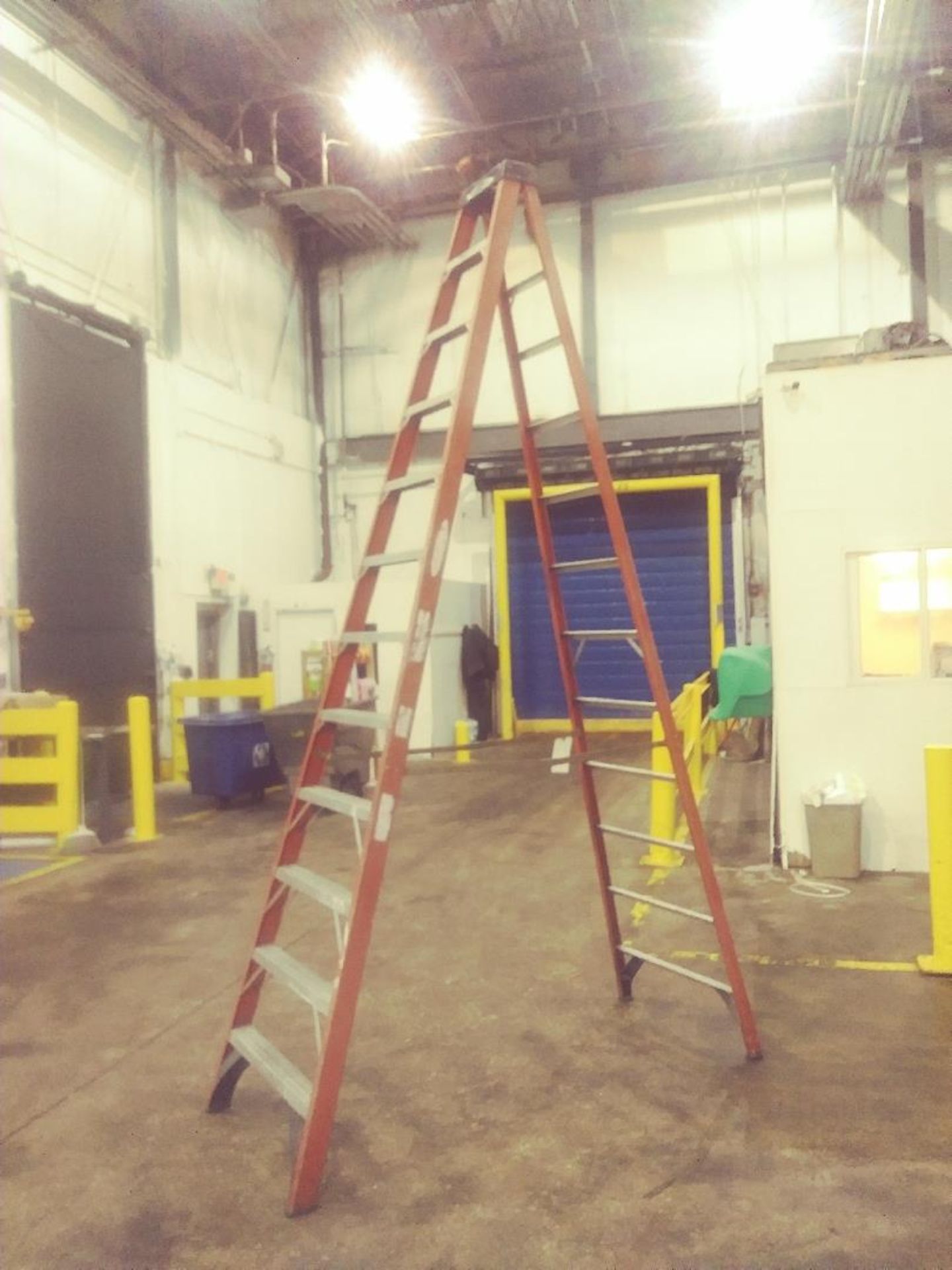 12ft. Fiberglass Step Ladder - Image 2 of 2