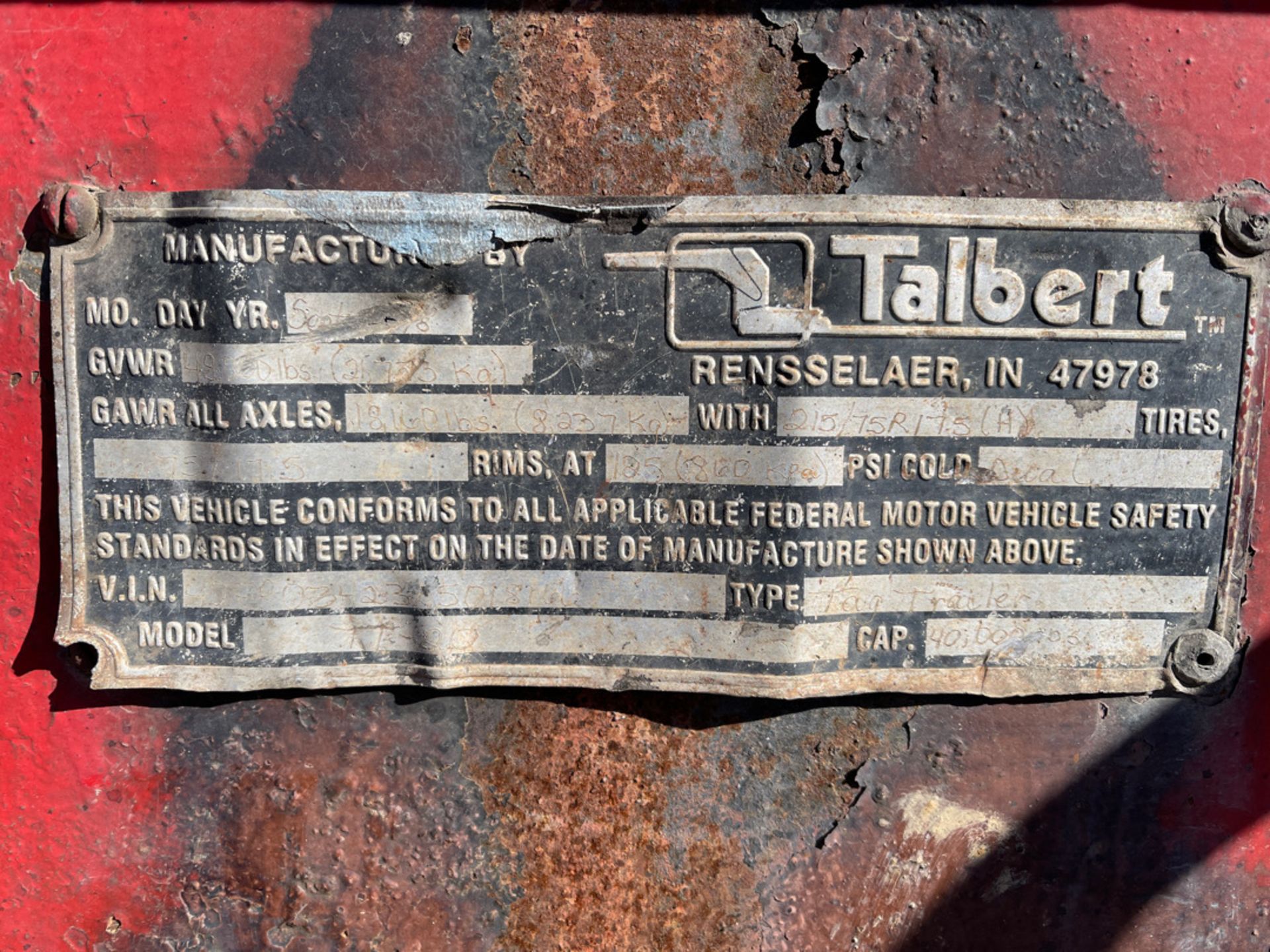 Talbert Trailer - Image 3 of 6