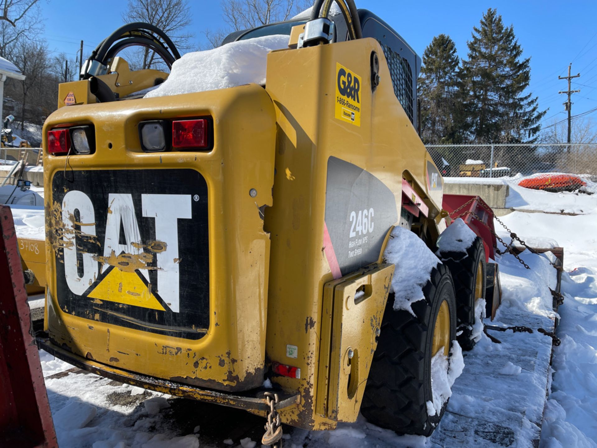 2011 Cat Skid Steer Loader 246C - Image 8 of 9