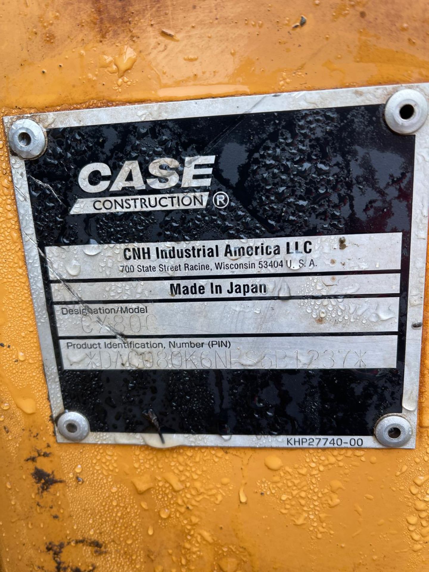 2014 Case Excavator CX80C - Image 5 of 8
