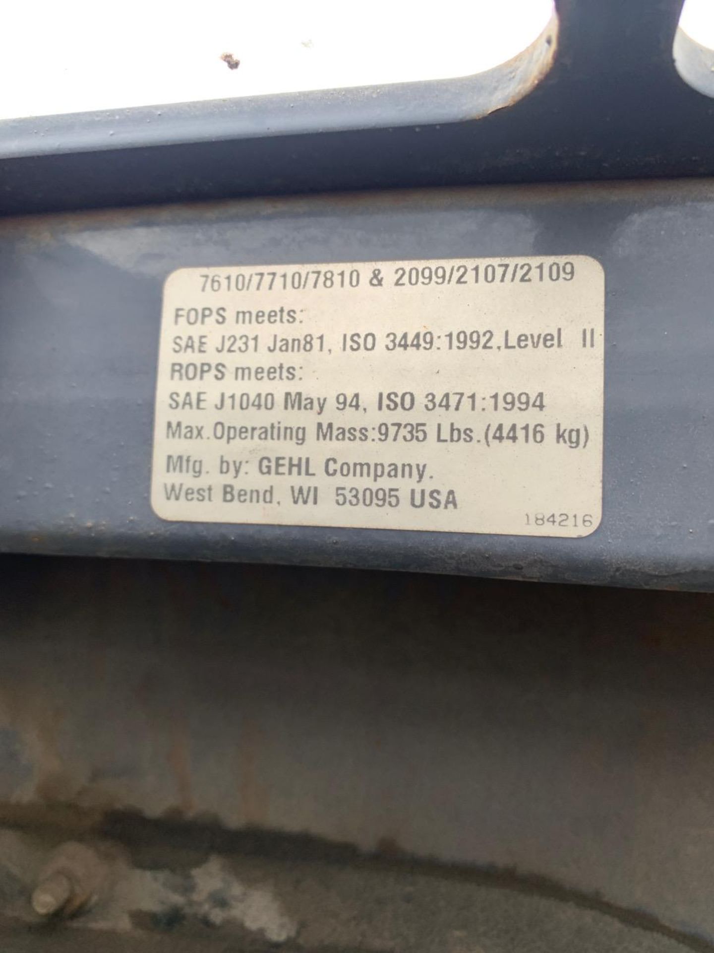 2007 GEHL Skid Steer Loader - Image 10 of 10