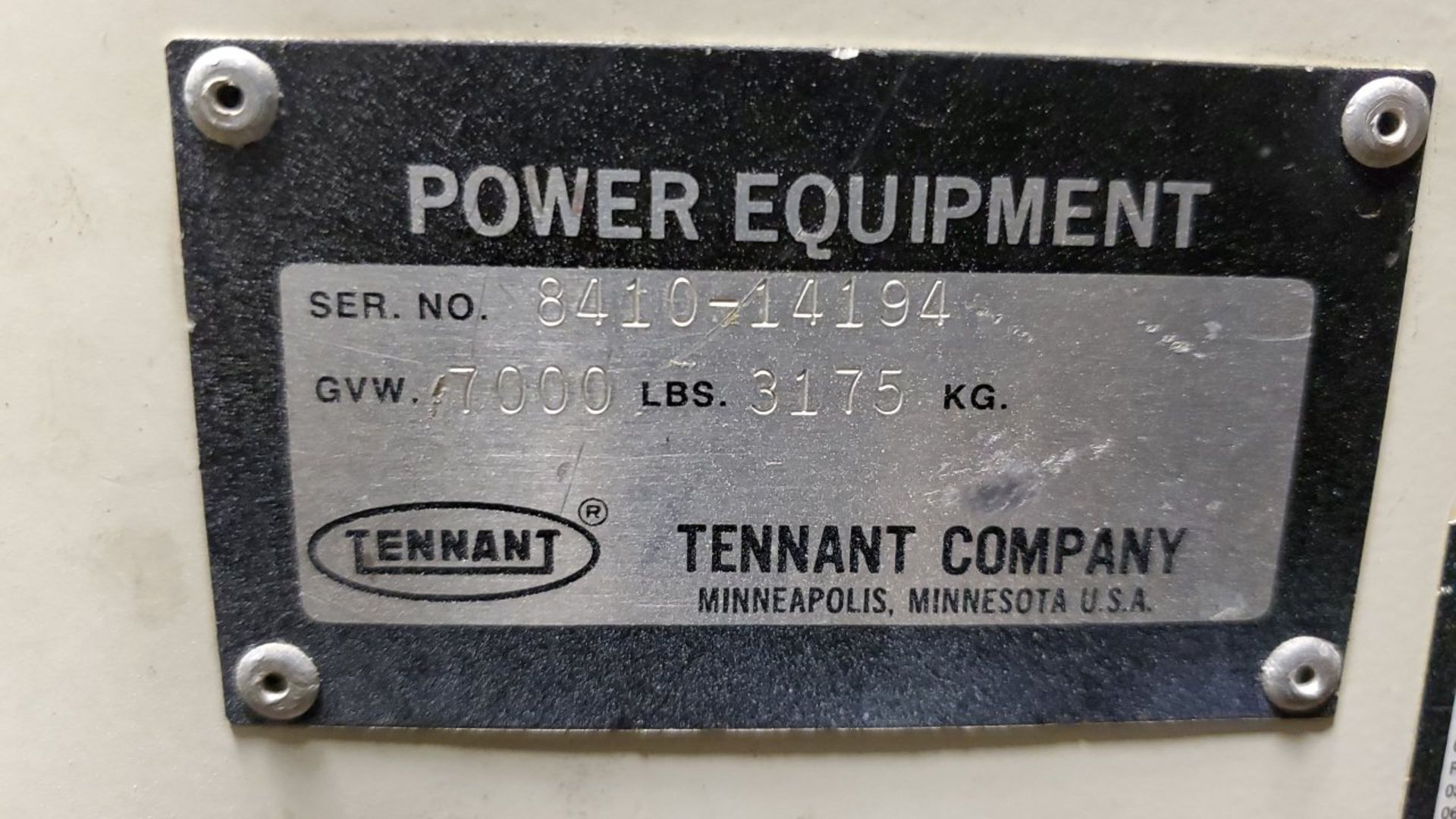 Tennant Power Sweeper - Image 9 of 9
