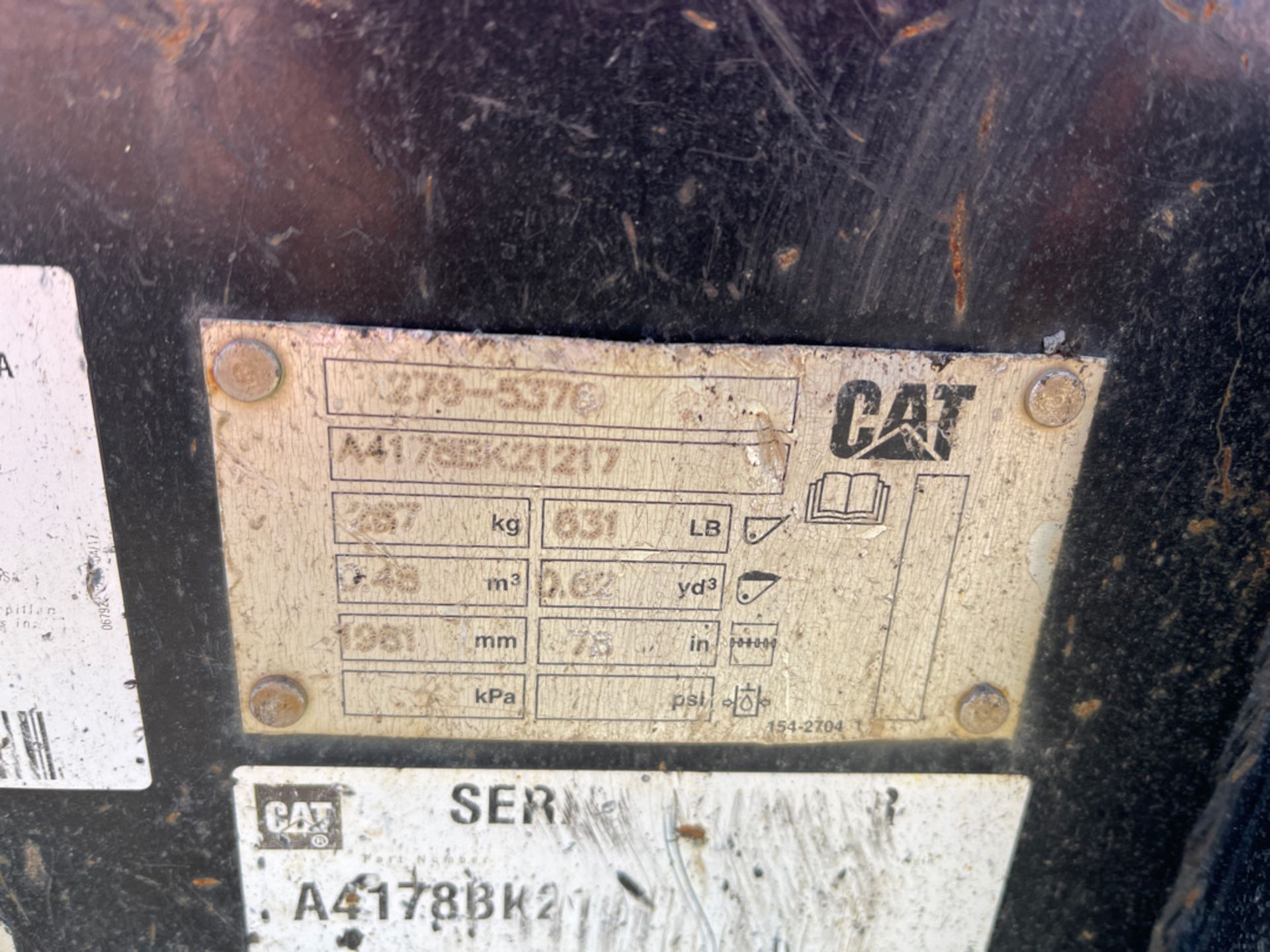 (2) Cat Skid Steer Buckets - Image 2 of 2