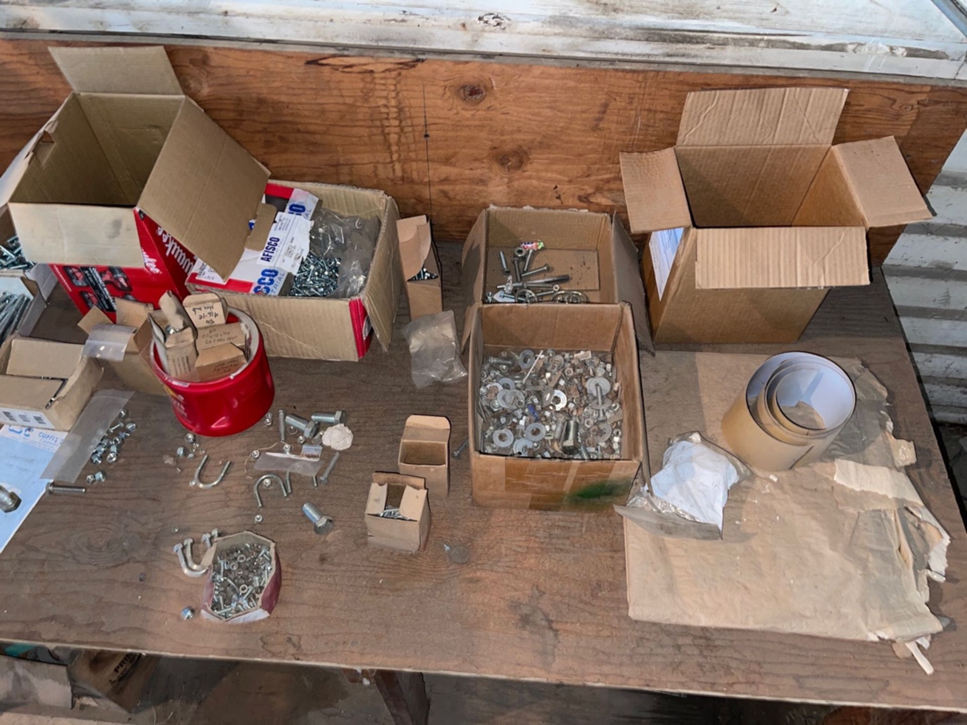 Lot Parts Bin, Table, Shelving, Assorted Parts - Image 6 of 9