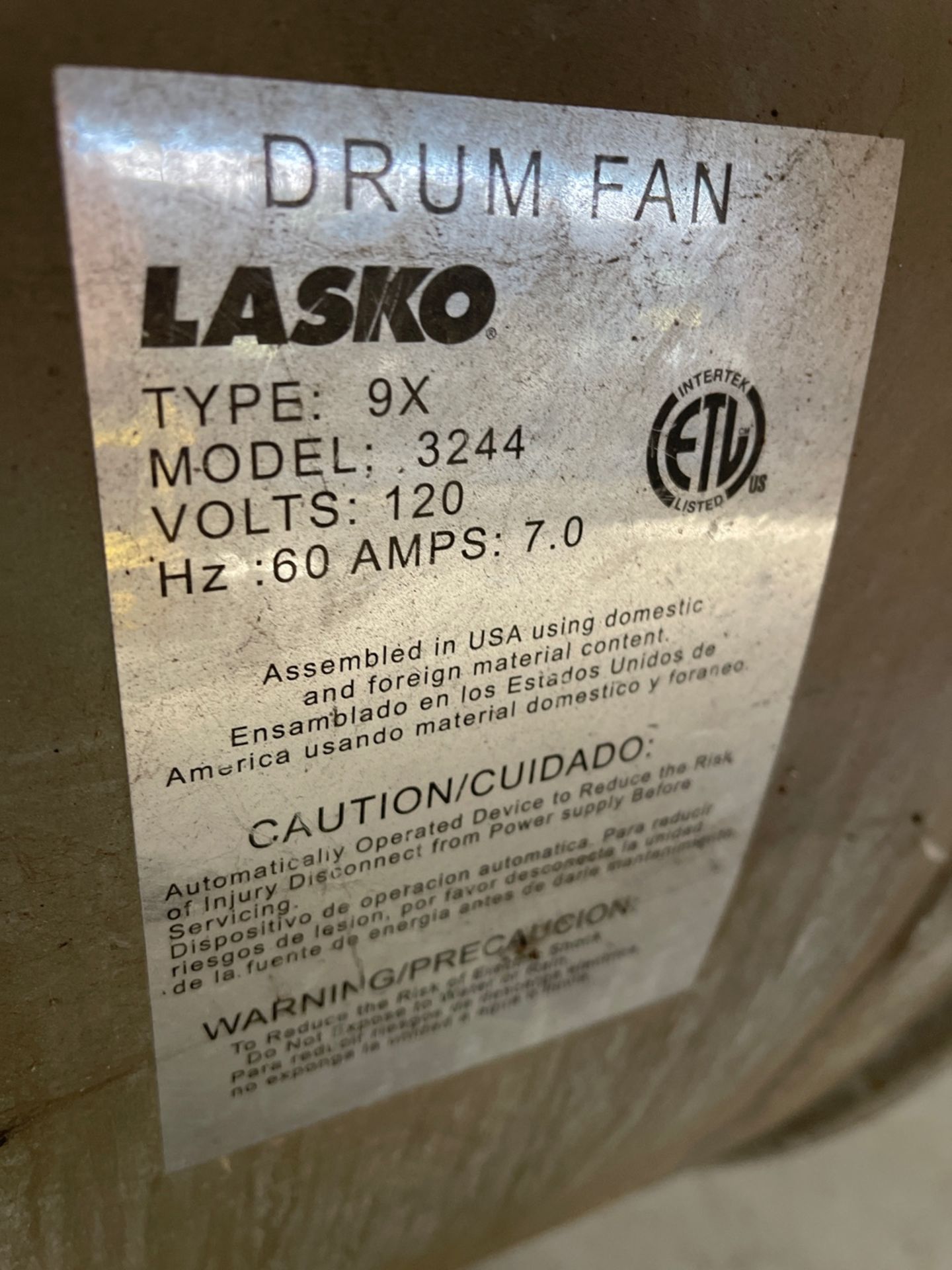 Drum Fan - Image 2 of 2