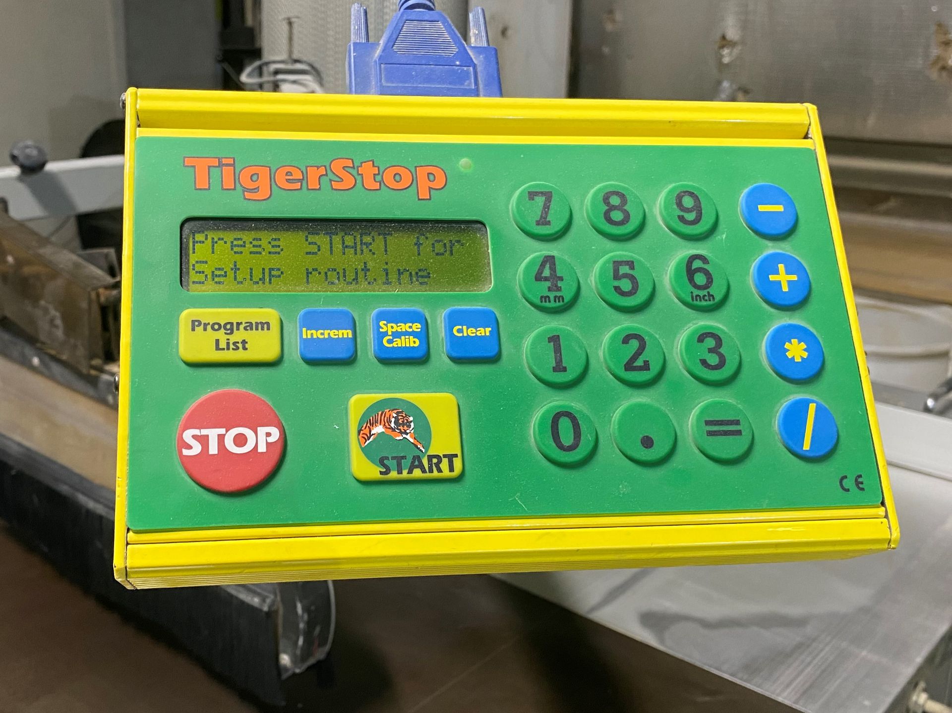 LAZZARI EDRA 3000i SLIDING PANEL SAW; 220V, S/N 9700323 W/ TIGERSTOP CONTROLS - Image 2 of 2