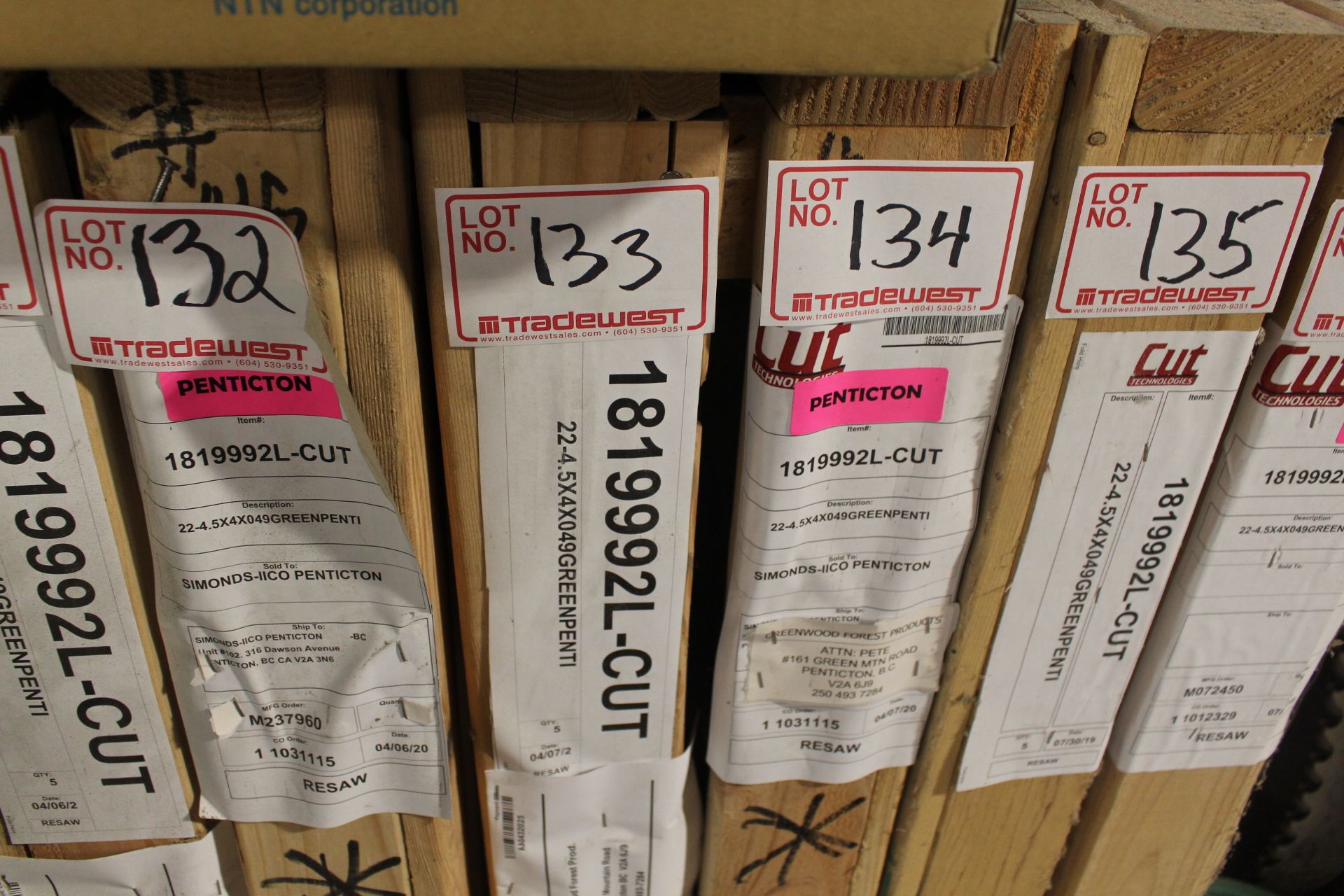 BOX OF (5) STENNER RESAW BLADES