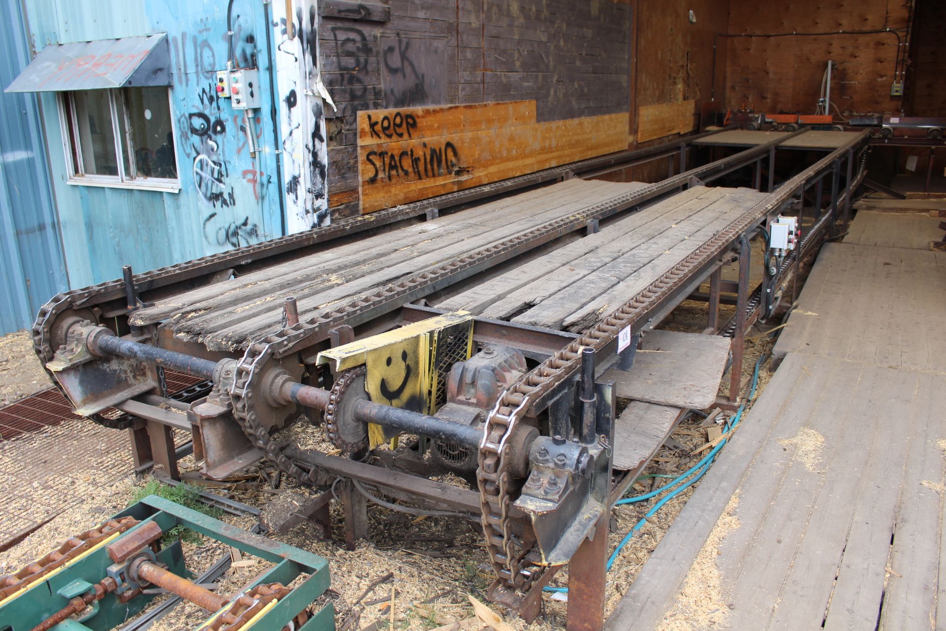 3 STRAND SORT CHAIN, 6" X 36'; 5HP MOTOR & 60/1 REDUCER - Image 2 of 2