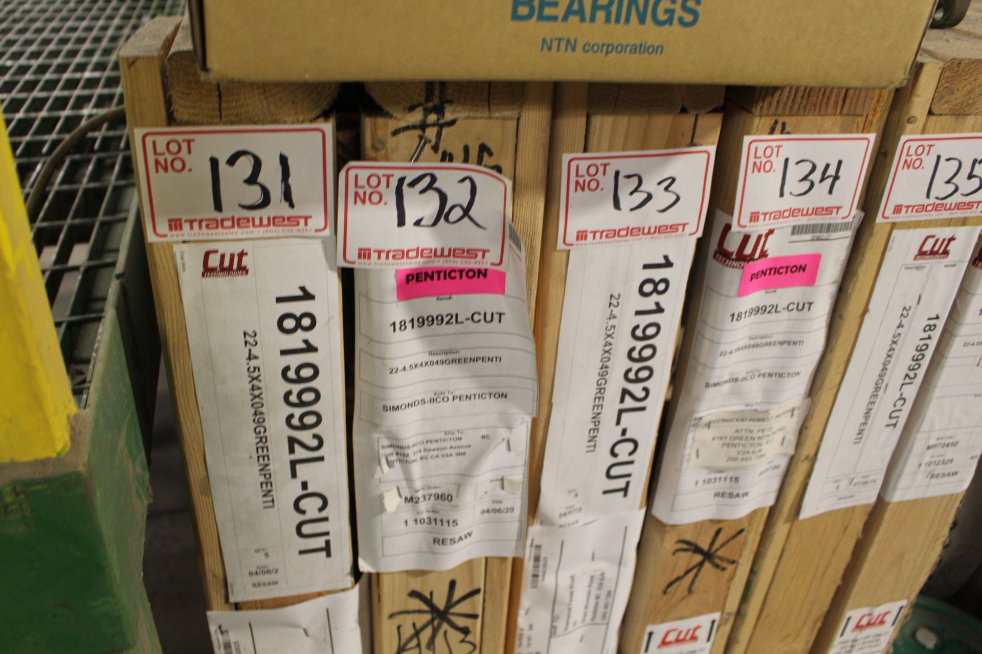 BOX OF (5) STENNER RESAW BLADES