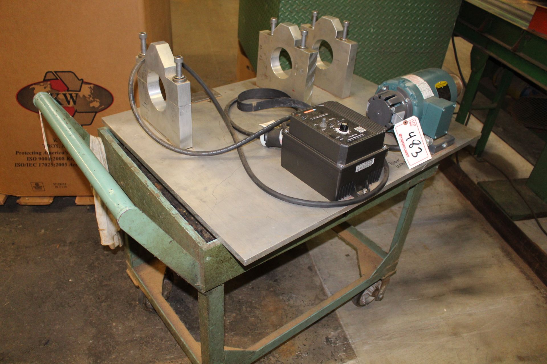 ALUMINUM ALIGNMENT UNIT W/ 1/2HP DRIVE & SPEED DRIVE