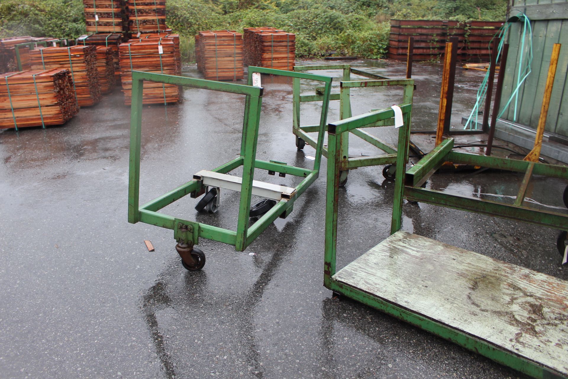 (3) ASSORTED LUMBER CARTS