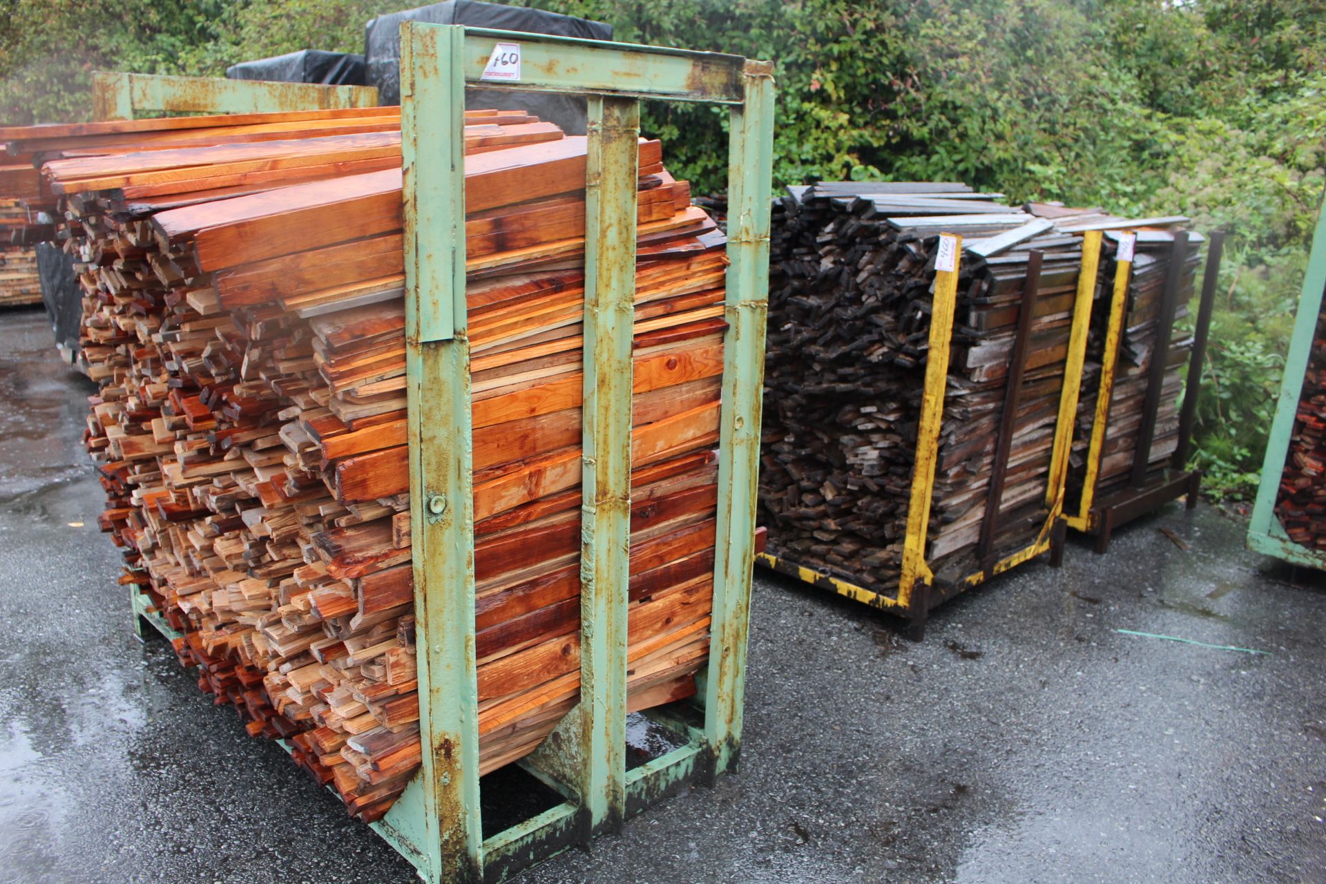 (4) ASSORTED STICK RACKS; W/ CONTENTS OF KILN STICKS