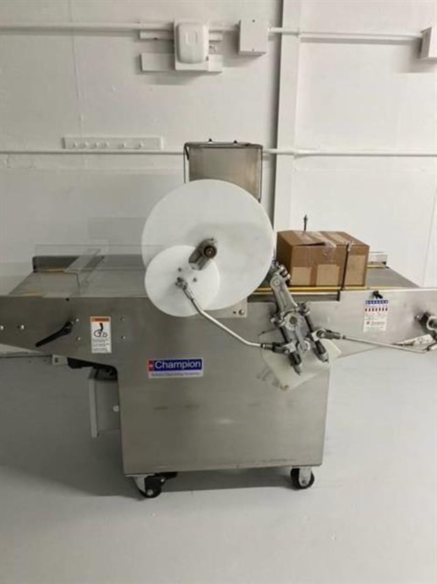 Champion model 65S 18" Wire-Cut Depositor - Variable speed for 90 to 1200 dozen cookies per hour -