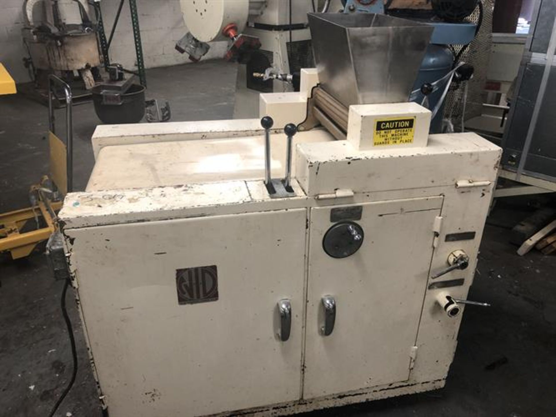 NID model M111 18" Wire-Cut Candy Extruder - 4-ft long conveyor belt - 2 dies - 1 HP, 3 phase, 60 - Image 10 of 16