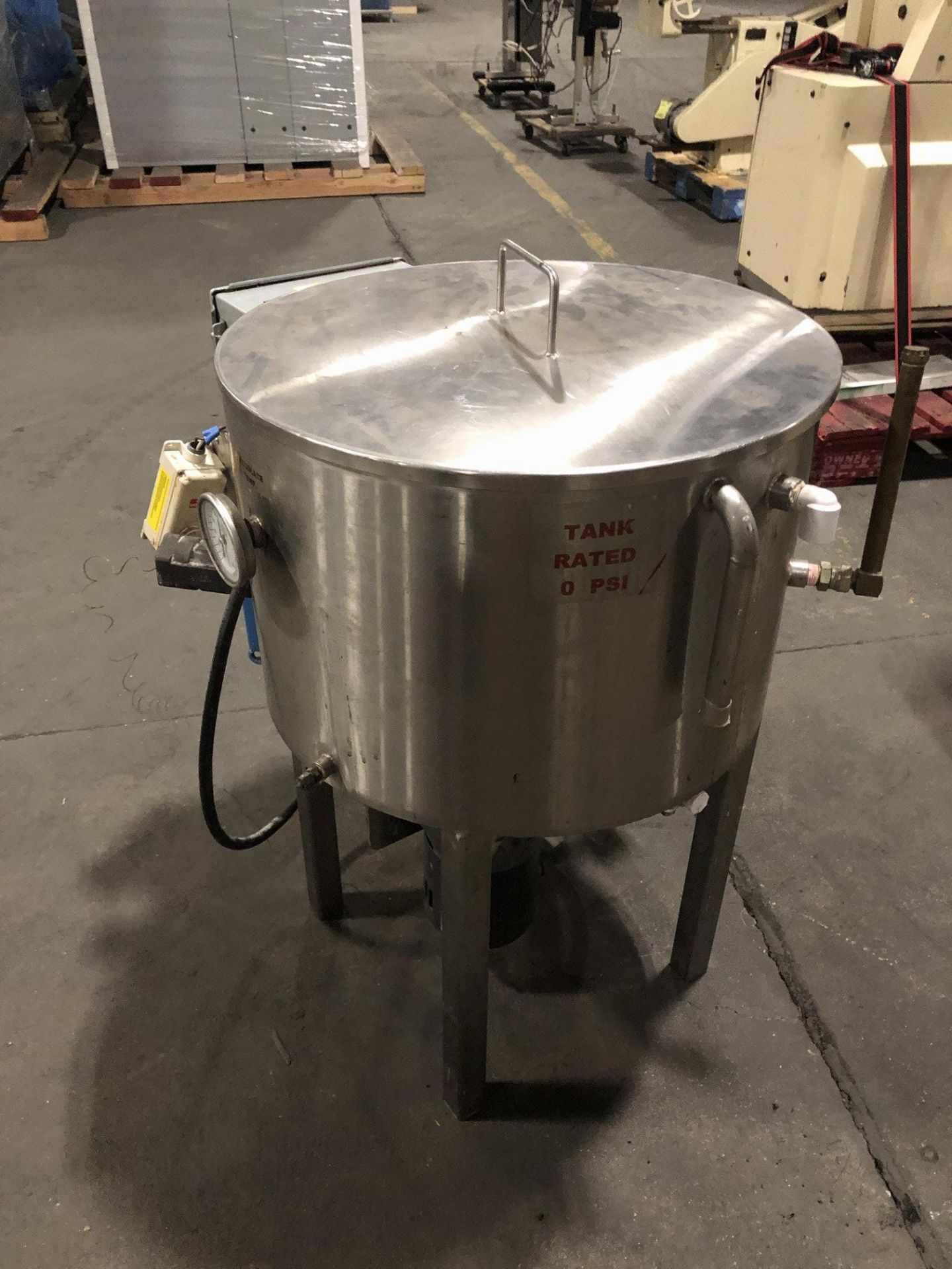 Tinsley 100-lb Stainless Steel jacketed and agitated chocolate melter with electric heater - Image 8 of 8