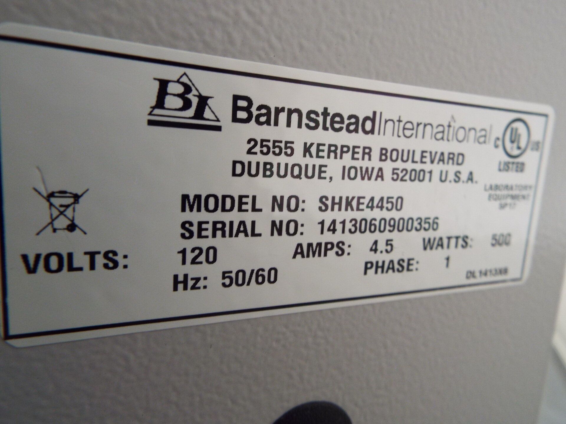 Barnstead Lab-line MazQ SHKE4450 flask hot plate stirrer - Image 4 of 4