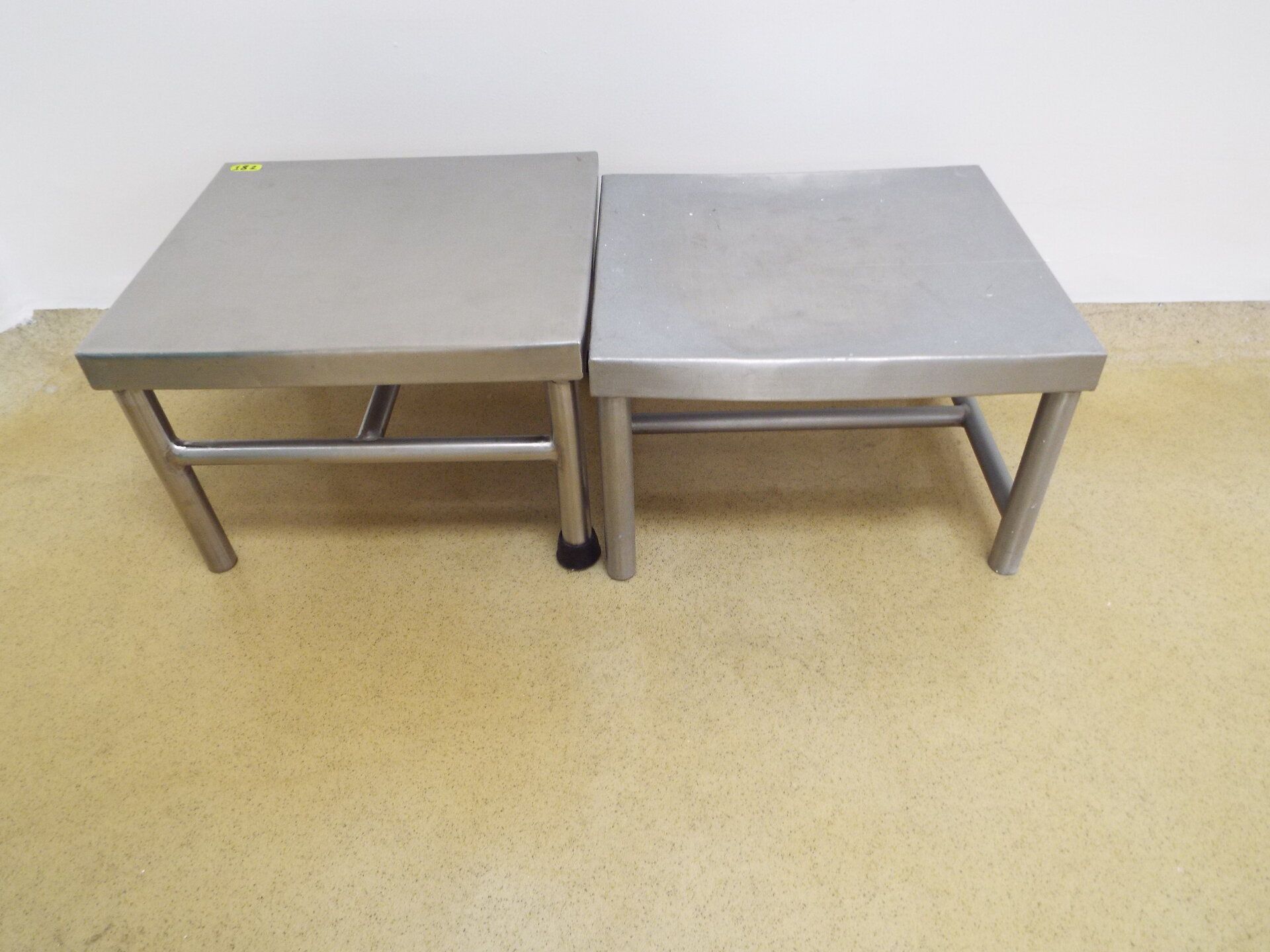 (6) Stainless Steel stools