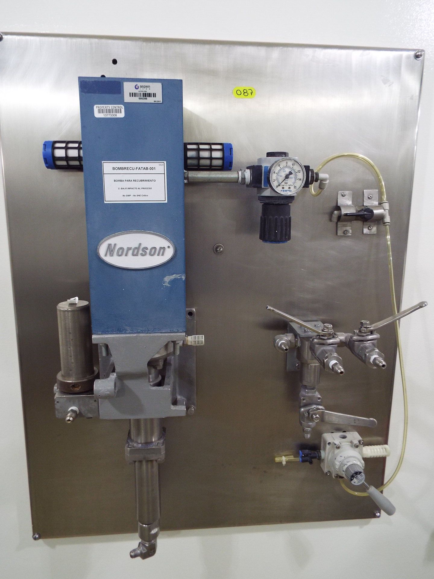 Vector Freund 51" Hi-Coater stainless steel film coating system with 2 spray system and nozzles. - Image 6 of 26