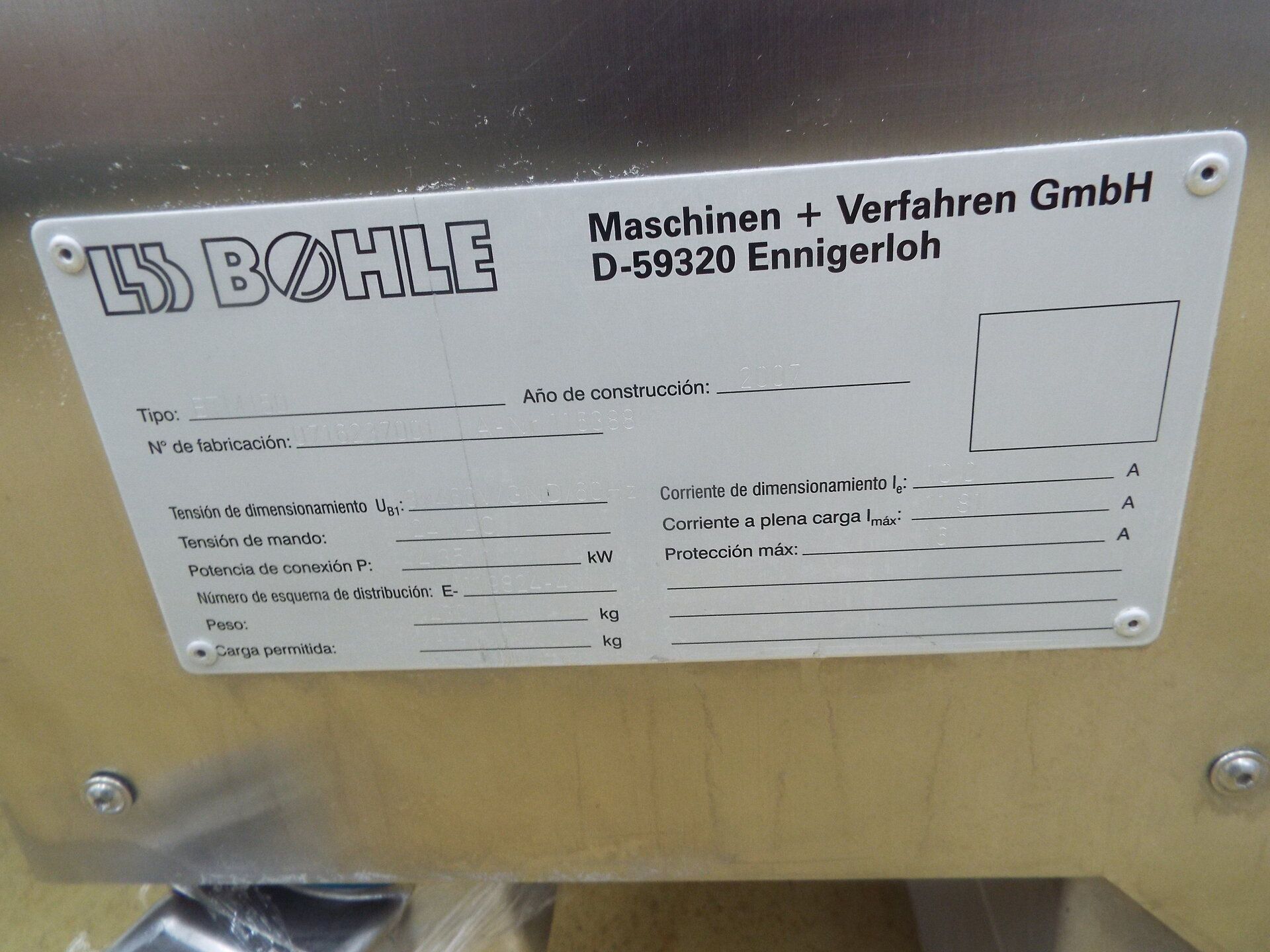 Bohle stainless steel hammer mill model BTM 150 - Image 6 of 6