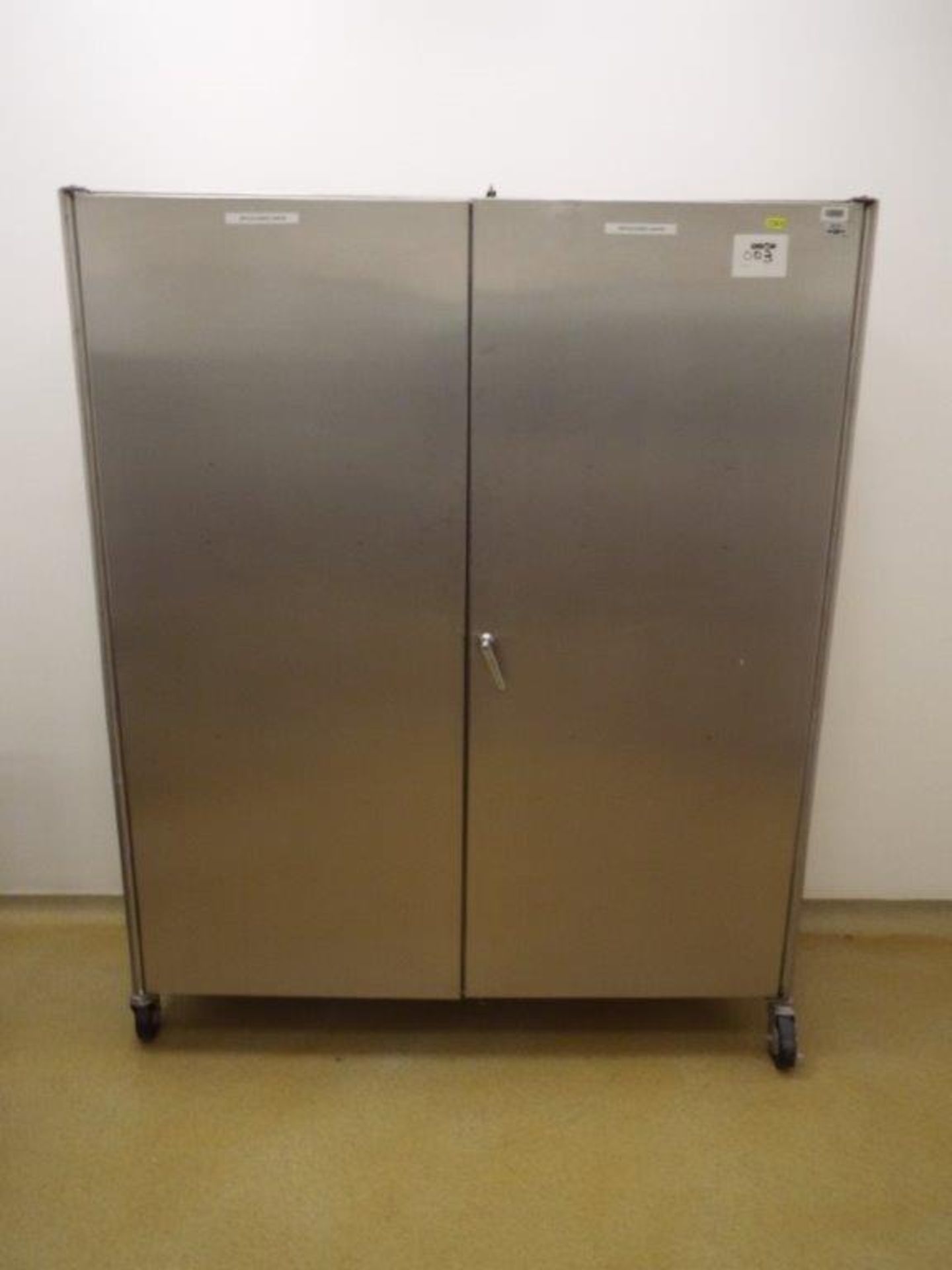 Stainless Steel mobile Cabinet on casters