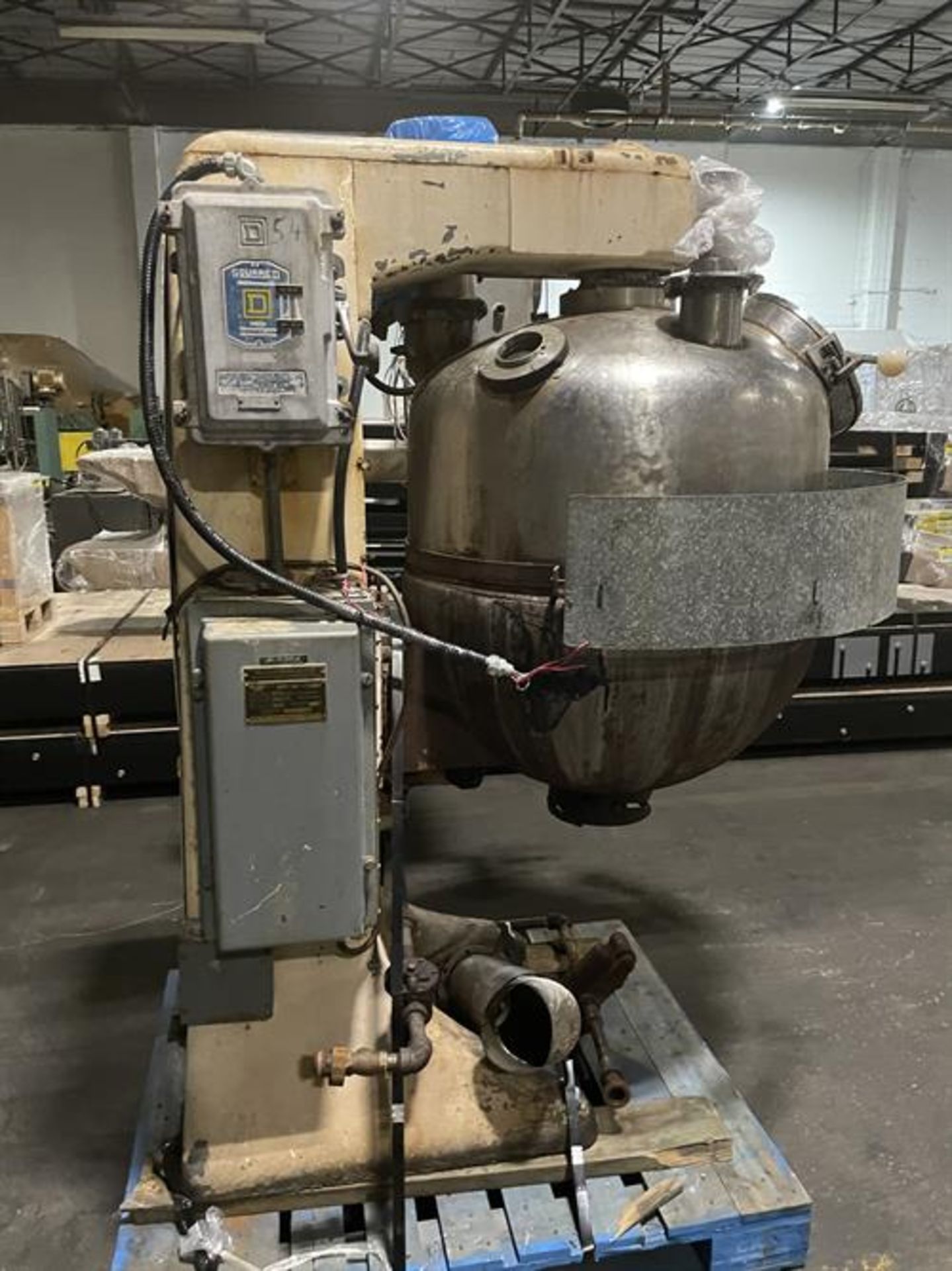 Otto Hansel model HWR-V Soft Candy Vacuum Cooker - Stainless steel, steam jacketed and agitated - Image 7 of 13