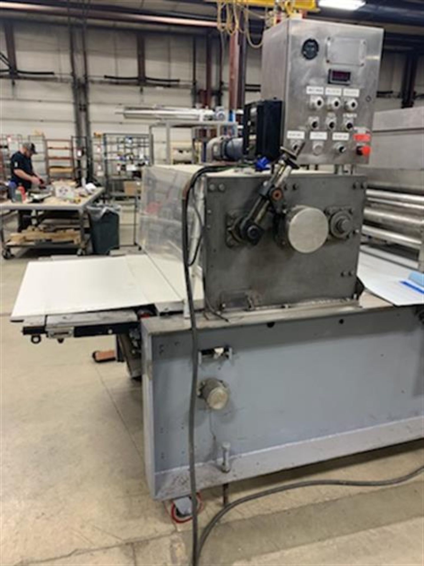American Machine and Design 34" Co-Extruder with Guillotine Cutter - 34" wide Co-Extrusion head - - Image 3 of 13