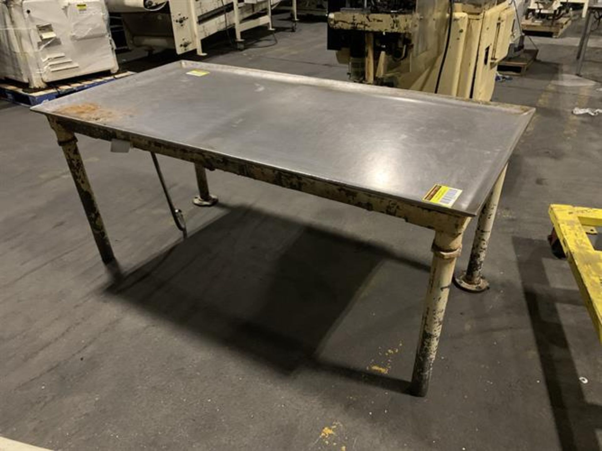 Carbon Steel 3 x 6 ft Water Cooled Table - Image 2 of 3